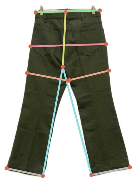 中古・古着通販】LEVI'S (リーバイス) STA-PREST グリーン サイズ:83.5
