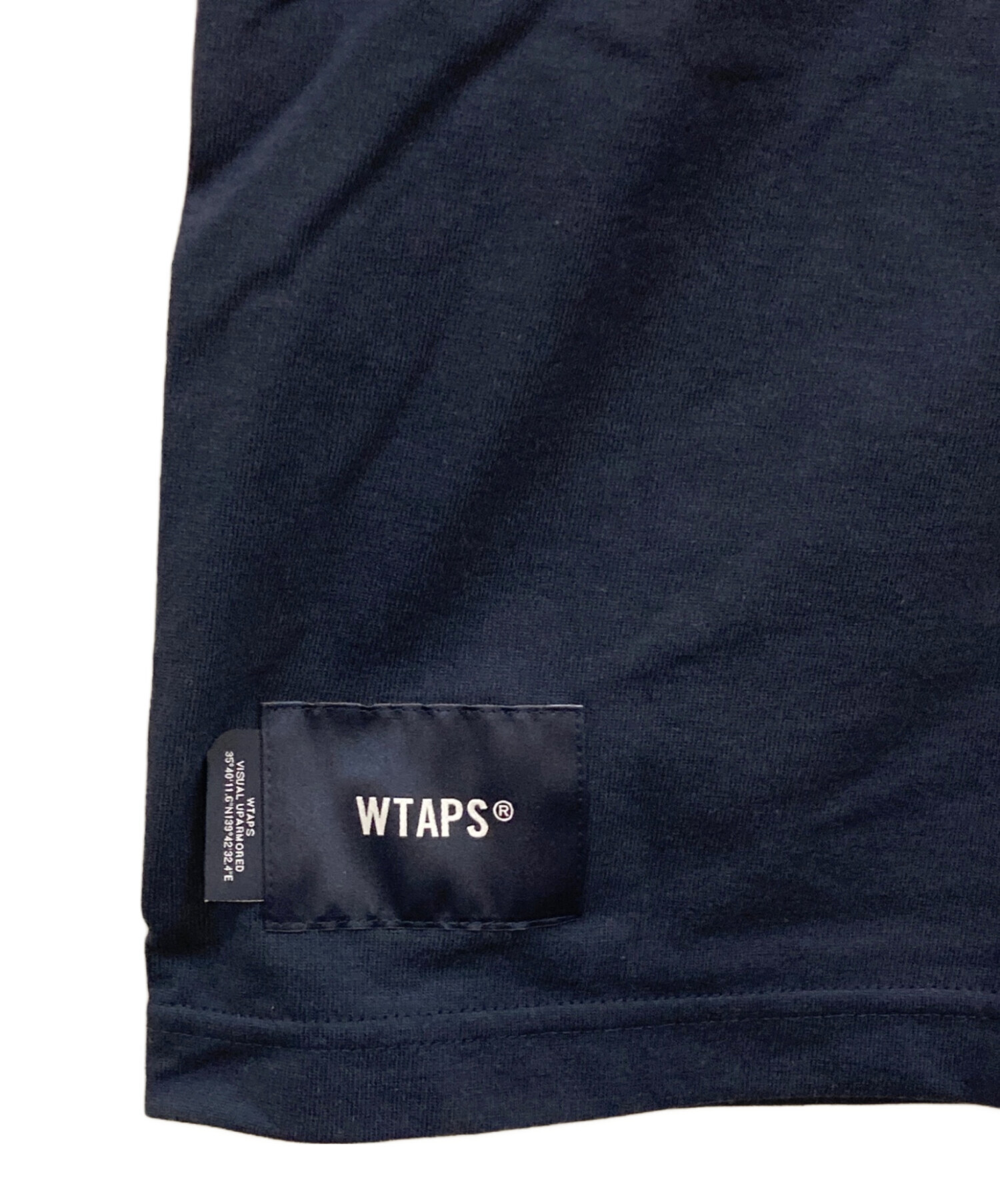 中古・古着通販】WTAPS (ダブルタップス) プリントTシャツ ネイビー