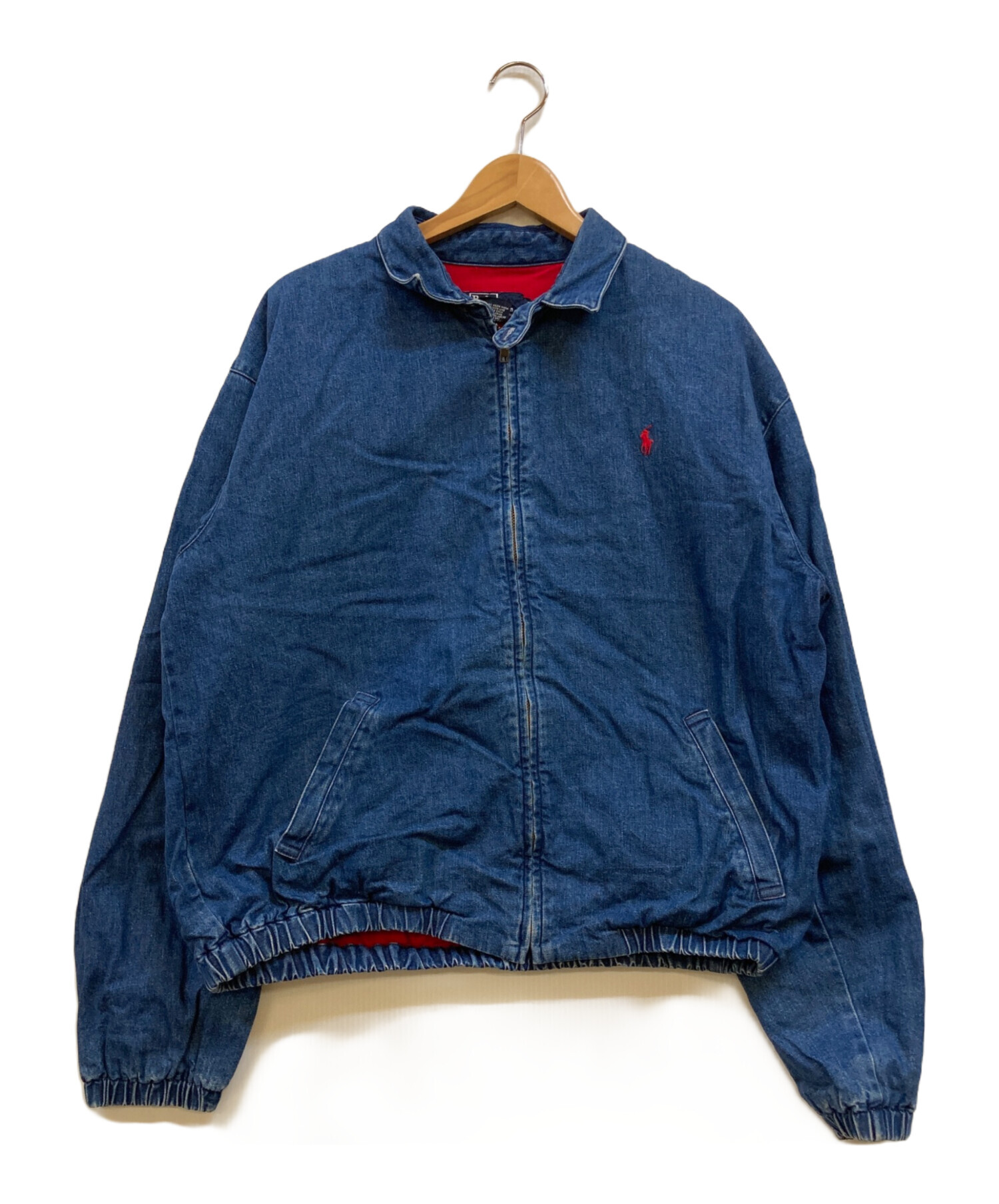 【人気古着】POLO Ralph Lauren デニムブルゾン 中古・古着通販】POLO RALPH LAUREN (ポロ・ラルフローレン) デニム