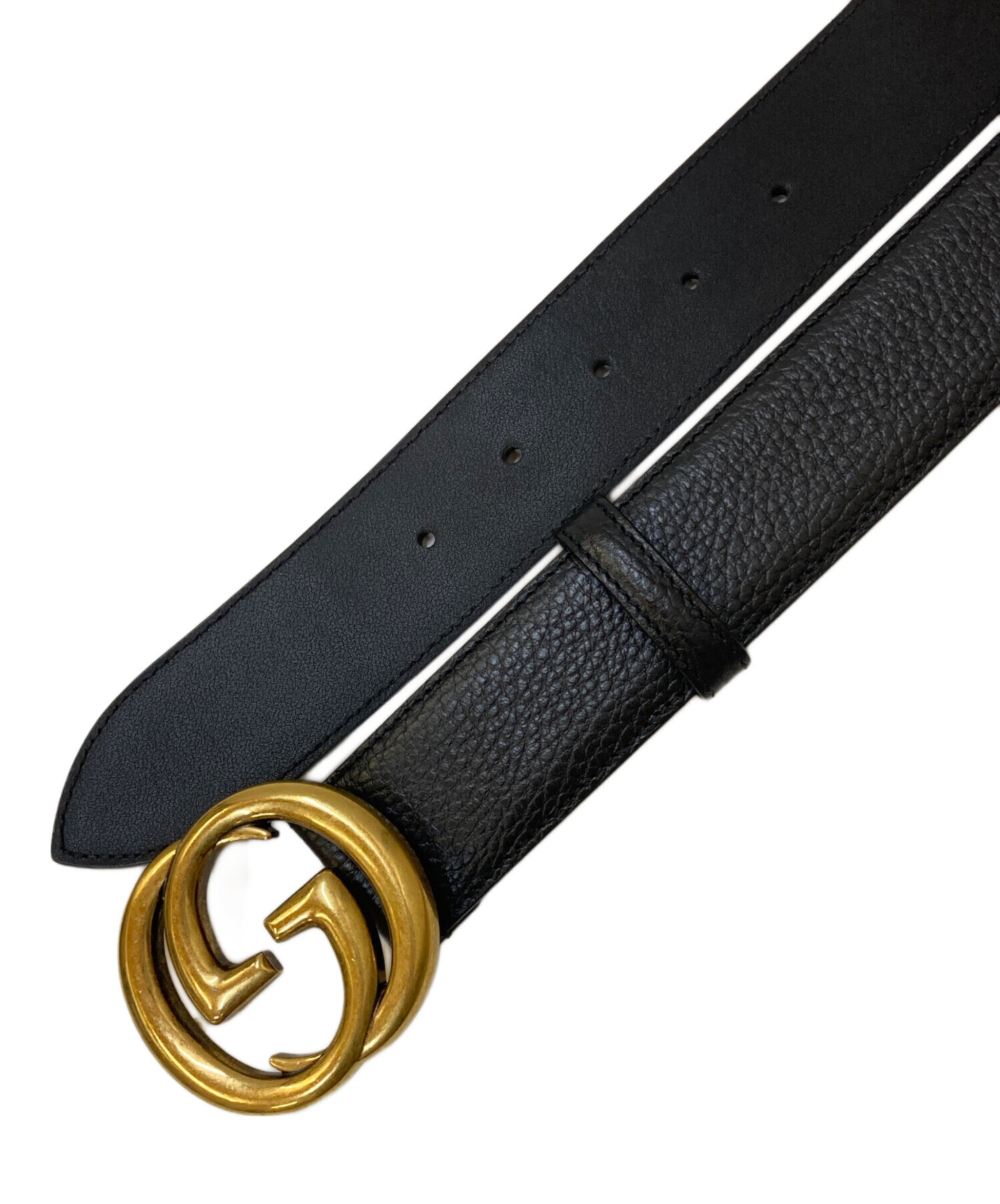 中古・古着通販】GUCCI (グッチ) インターロッキングG シボレザー