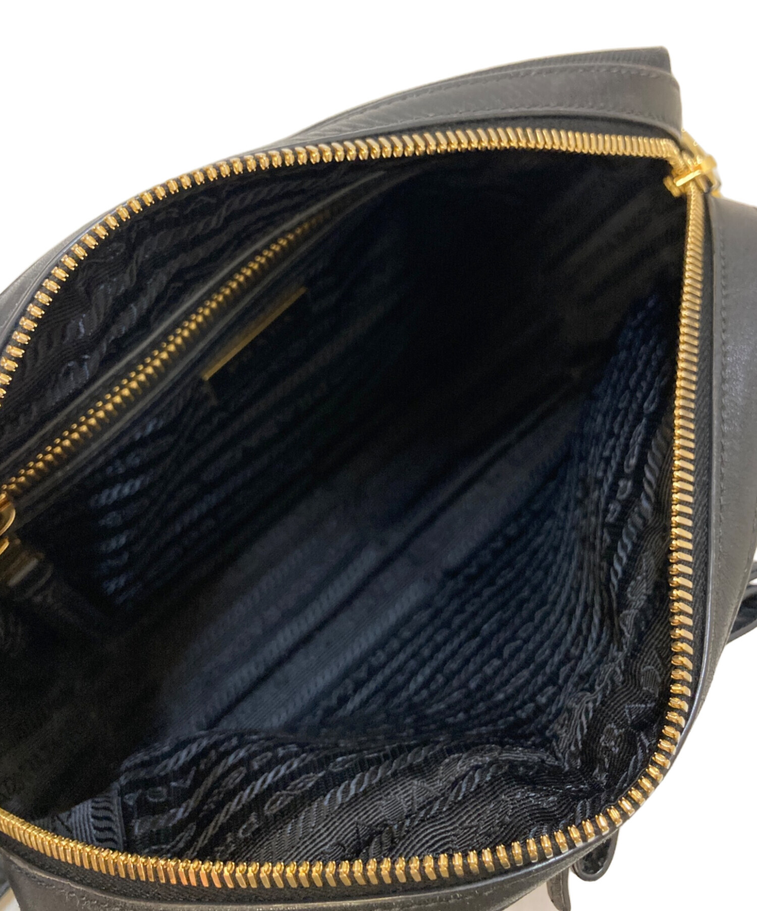 中古・古着通販】PRADA (プラダ) リボン キャンバスロゴ ジャガード 