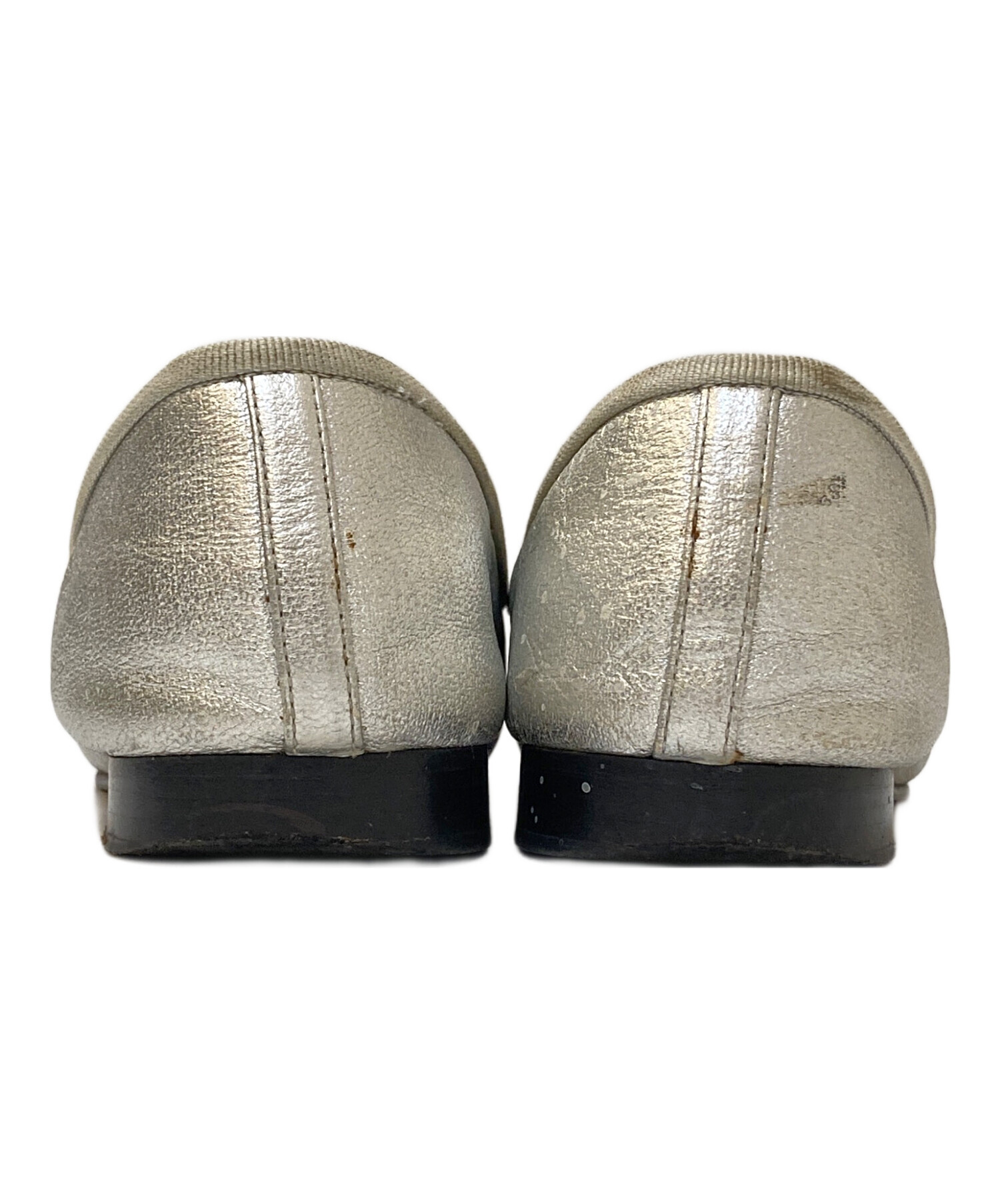 中古・古着通販】CHANEL (シャネル) ココマーク バレリーナ メタリック