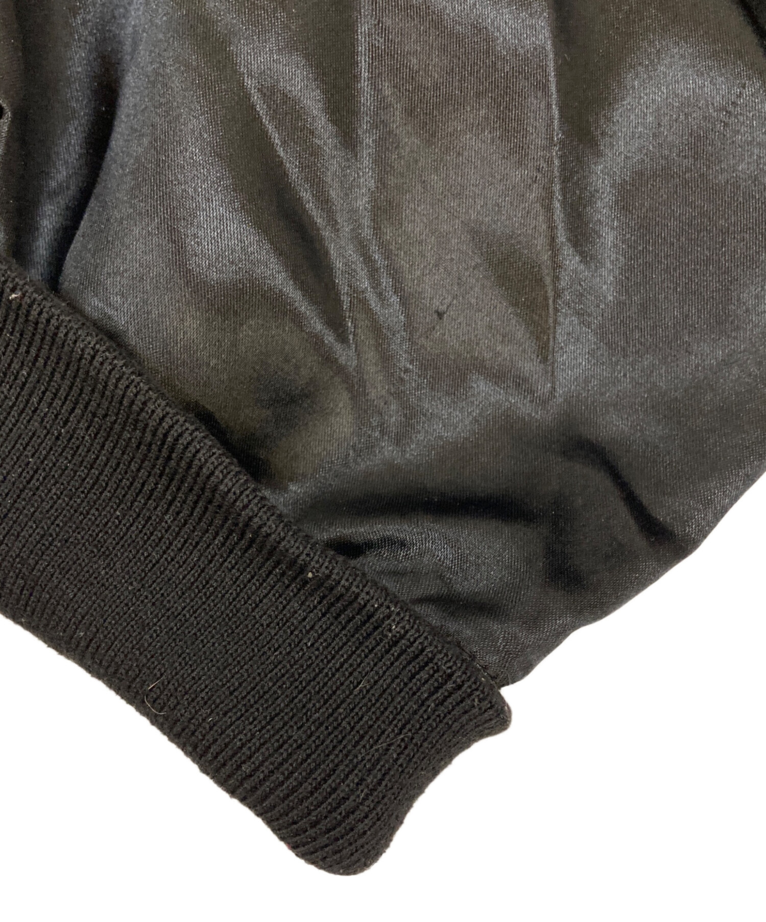 【12/23まで値下】ポジャギ アンティーク 80.5✕84 朝鮮末期 中古・古着通販】Miskeen (ミスキーン) Black Satin Jacket Hip Hop