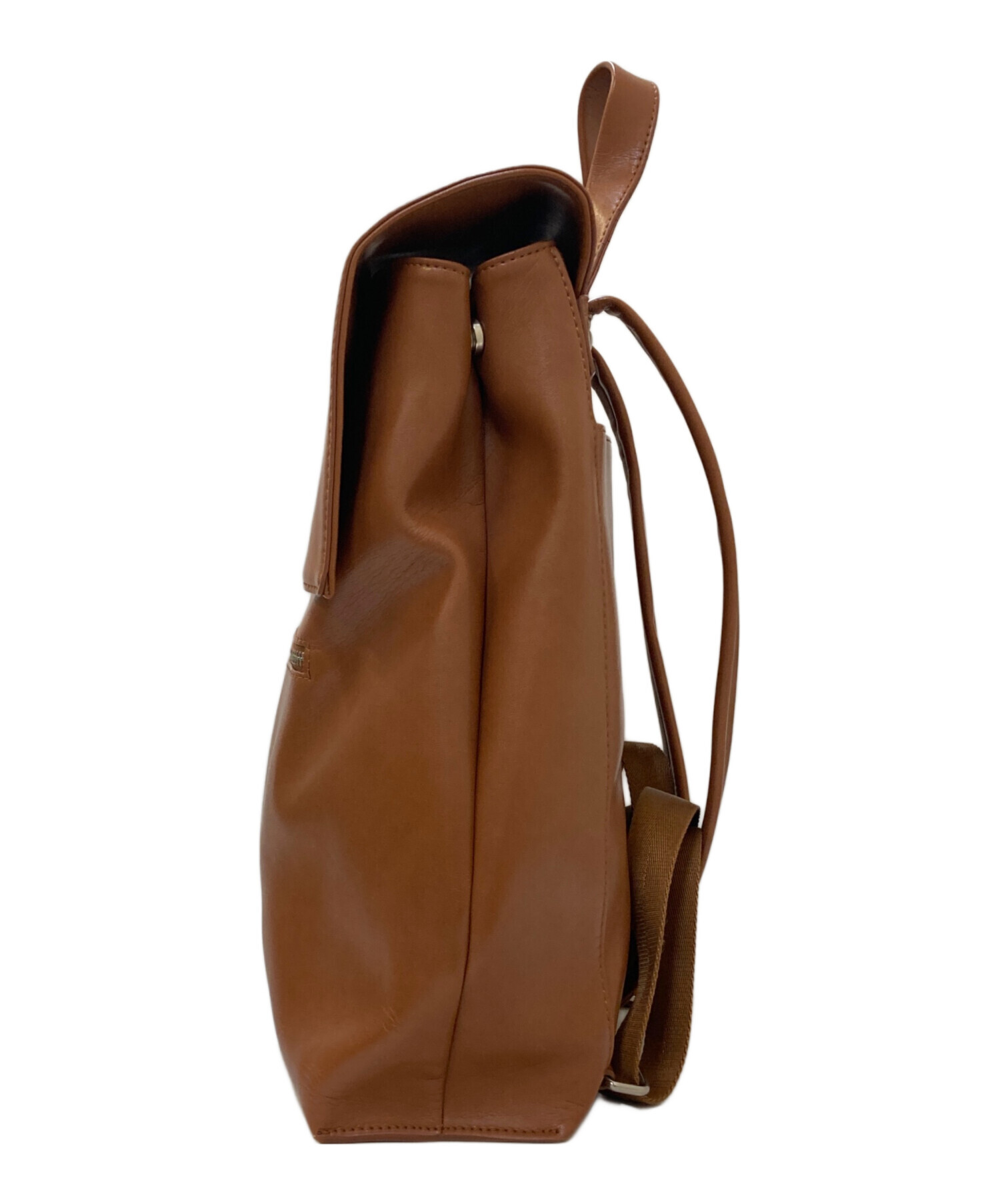 LOVST Apple Square ブラウン リュック バックパック ラブスト 国産アップルレザー製リュックサック「Apple Square Rucksack