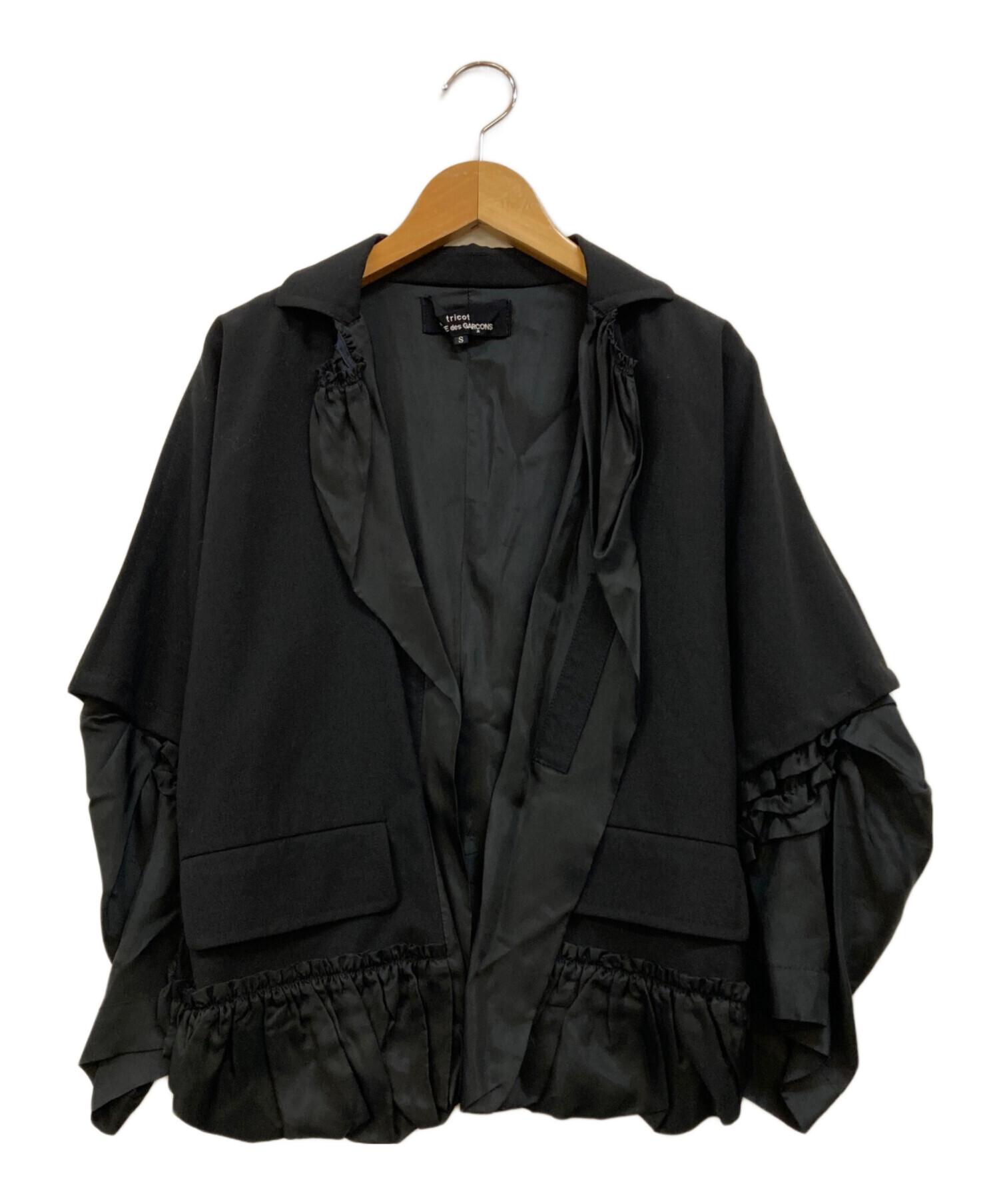 トリココムデギャルソン　フリルジャケット 中古・古着通販】tricot COMME des GARCONS (トリココムデギャルソン