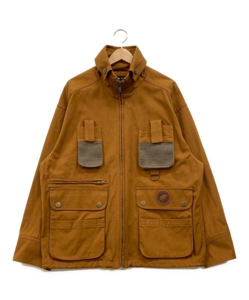 ハンティングワールド フリースジャケット 【L】 ブラウン モコモコ カジュアル ハンティングワールド（コート・ジャケット｜メンズ