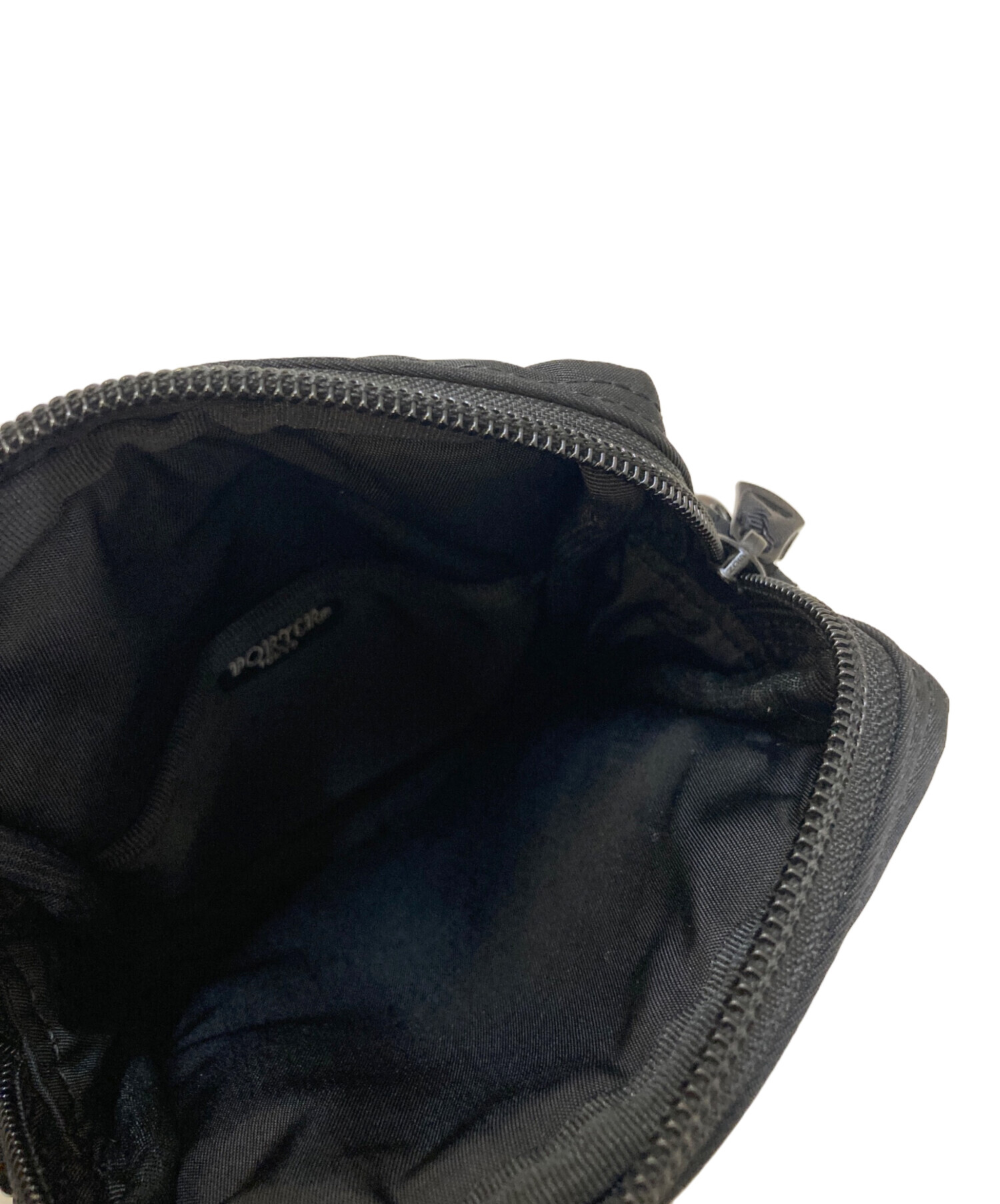 中古・古着通販】PORTER (ポーター) ミニショルダーバッグ ブラック
