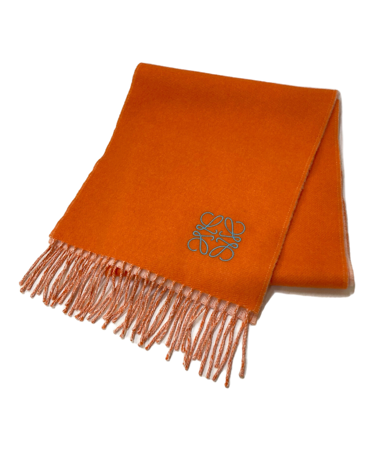 中古・古着通販】LOEWE (ロエベ) アナグラム ウールカシミヤマフラー