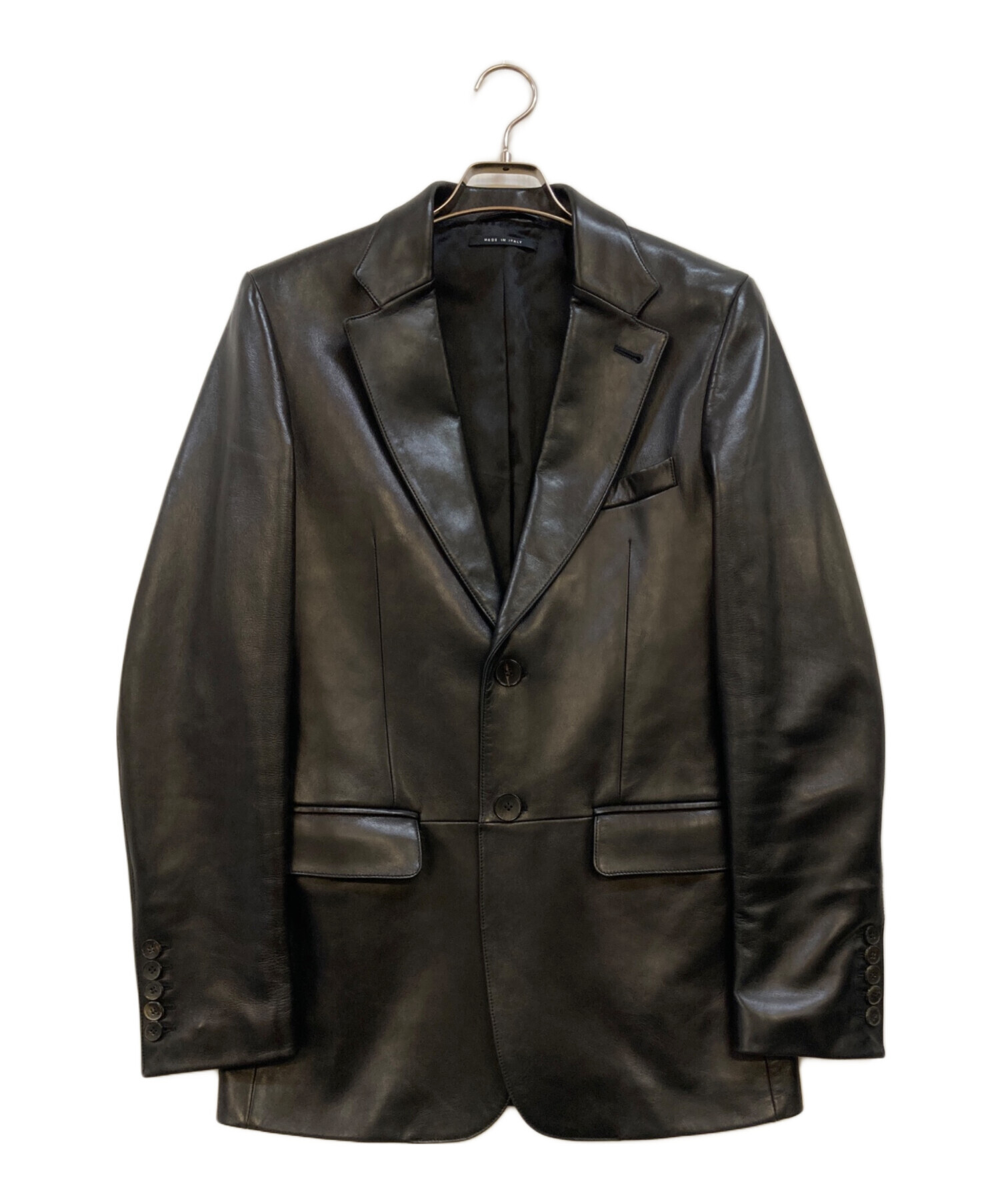 中古・古着通販】GUCCI (グッチ) ラムレザー2Bテーラードジャケット 