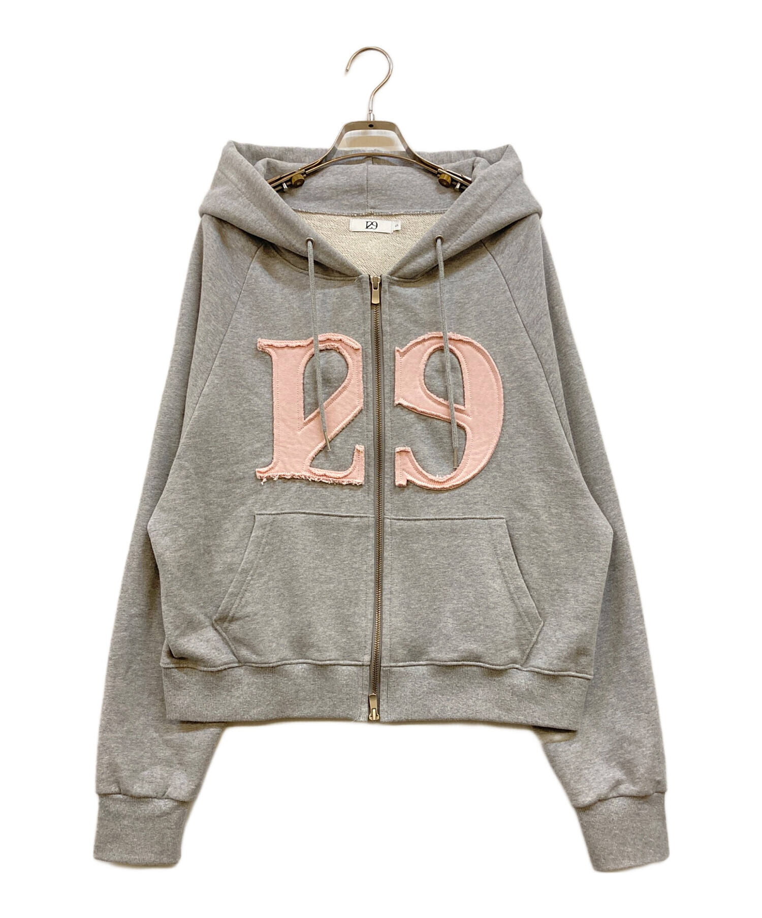 中古・古着通販】ILLIGO (イリゴ) 129ロゴジップパーカー グレー