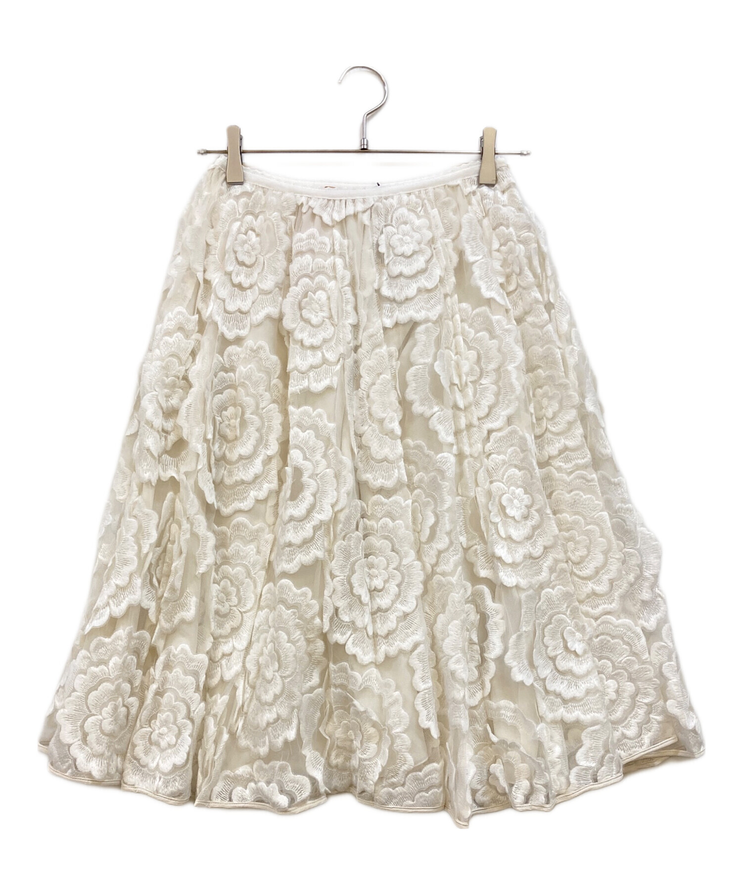 中古・古着通販】N°21 (ヌメロヴェントゥーノ) フラワーレーススカート