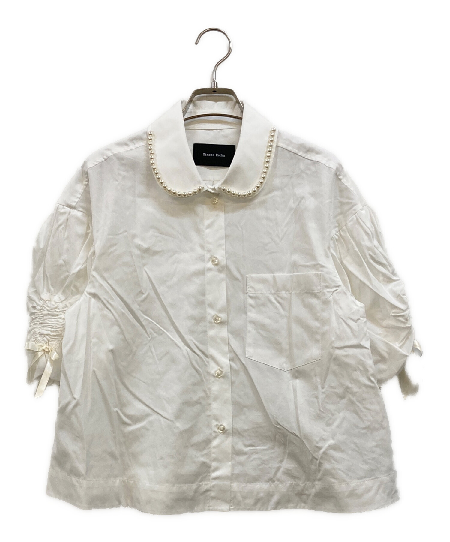 中古・古着通販】Simone Rocha (シモーネ ロシャ) パフスリーブパール