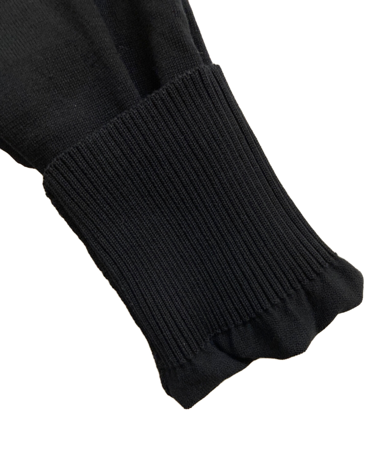 【未使用】ヌメロヴェントゥーノ ビジュー付きカーディガン シルク 黒 未使用】ヌメロヴェントゥーノ ビジュー付きカーディガン シルク 黒