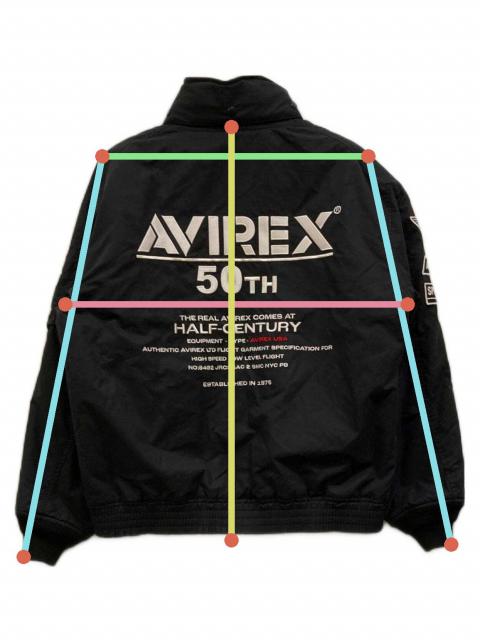 AVIREX マルチファンクショナルジャケット レア L 廃盤モデル AVIREX（アヴィレックス）の「マルチファンクショナルジャケット