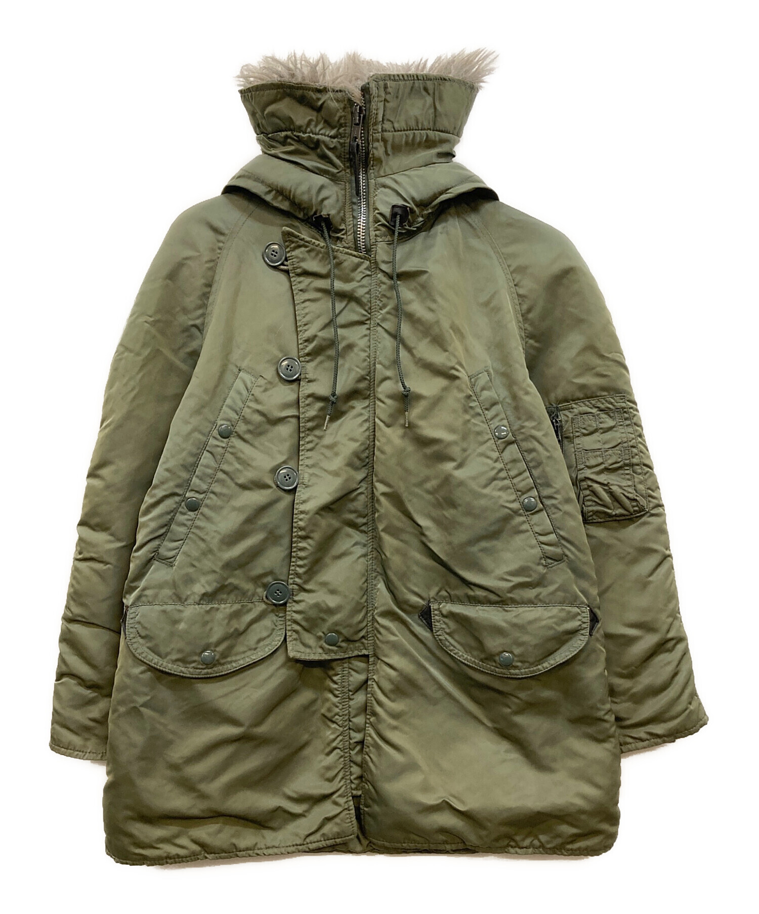 中古・古着通販】ALPHA (アルファ) N-2B フライトジャケット オリーブ 