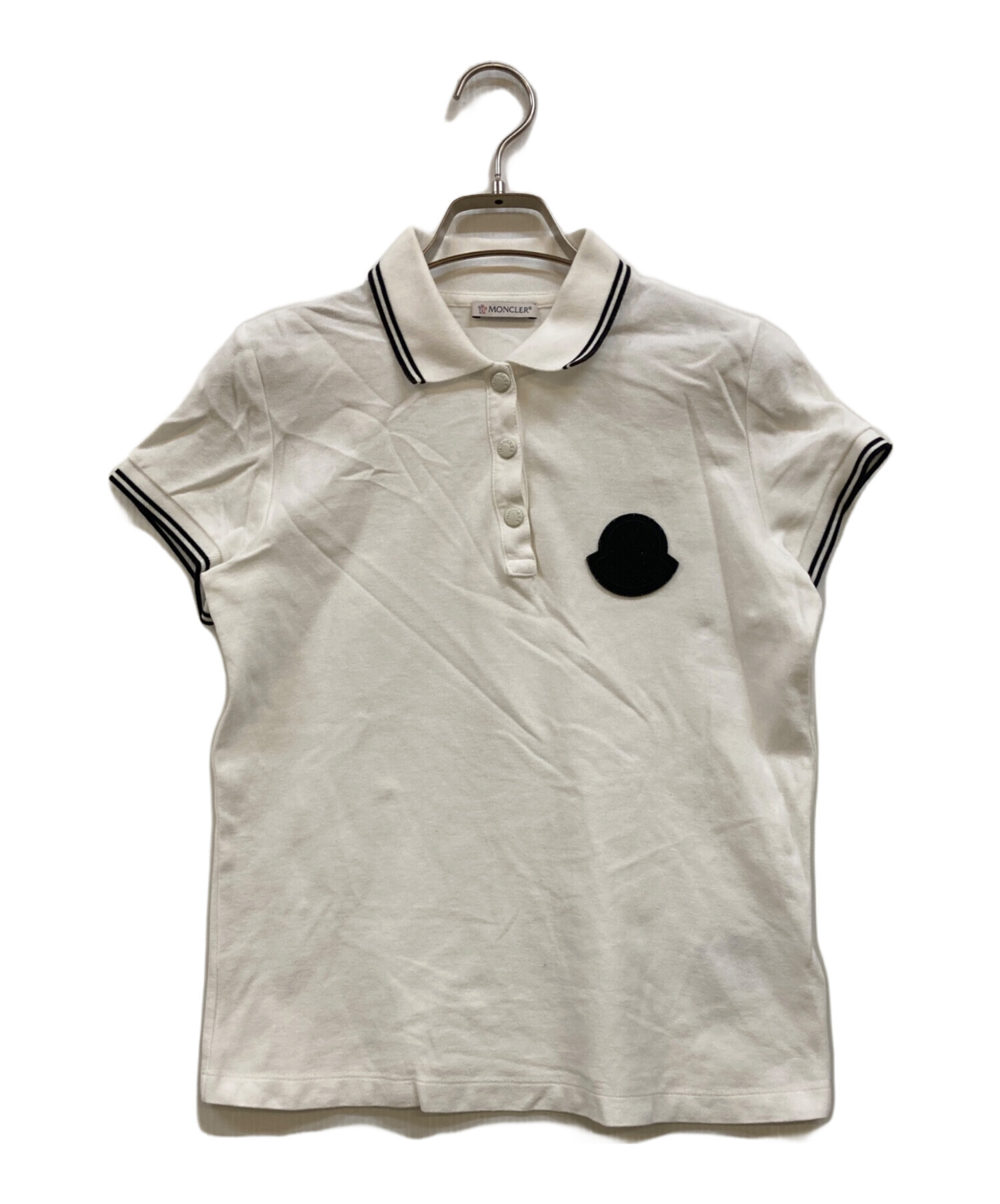 中古・古着通販】MONCLER (モンクレール) アップリケポロシャツ