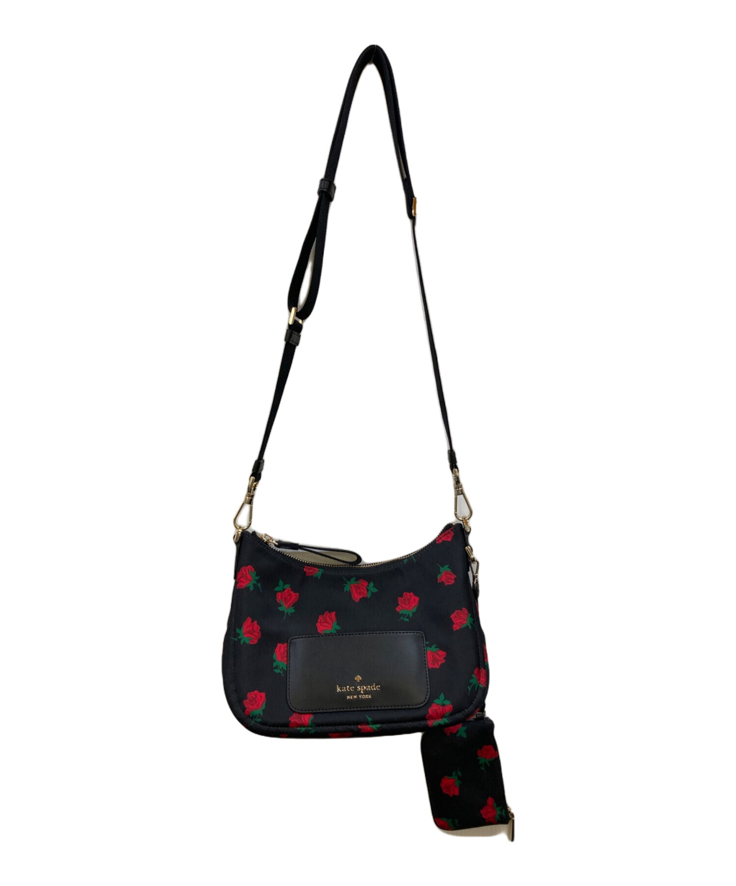 ケイトスペードのバック※未使用※ 中古・古着通販】Kate Spade (ケイトスペード) ポーチ付花柄ショルダー