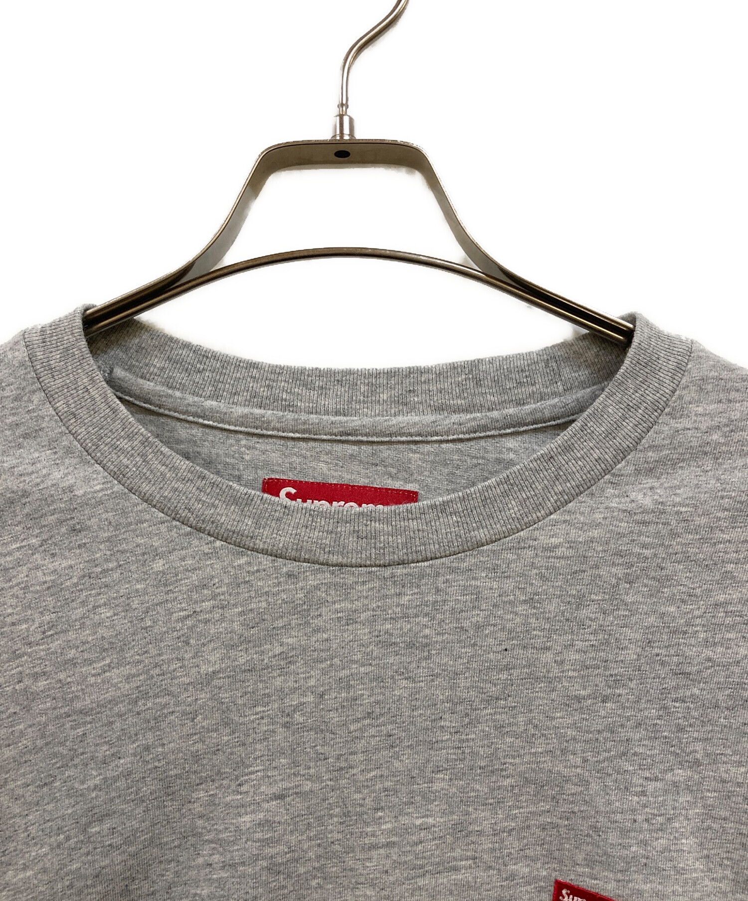 中古・古着通販】SUPREME (シュプリーム) Small Box L/S Tee グレー