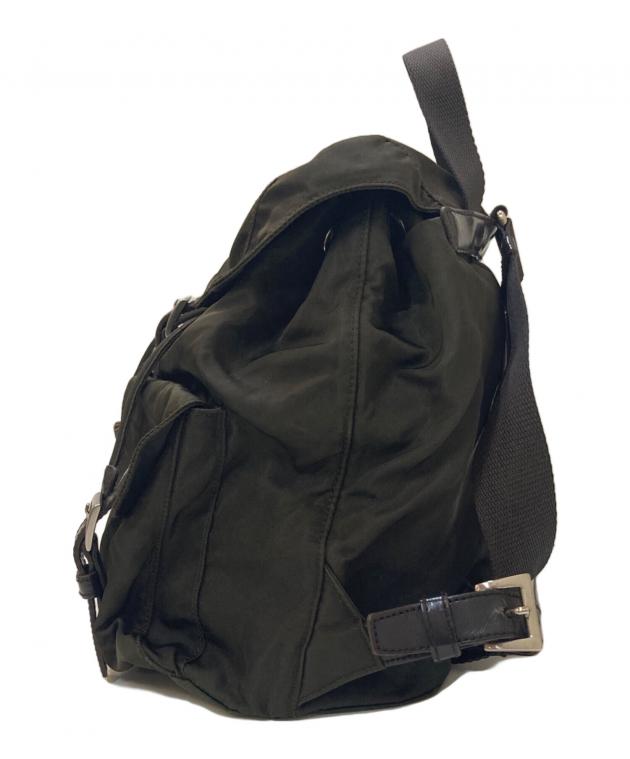 中古・古着通販】PRADA (プラダ) ナイロンミニリュック カーキ