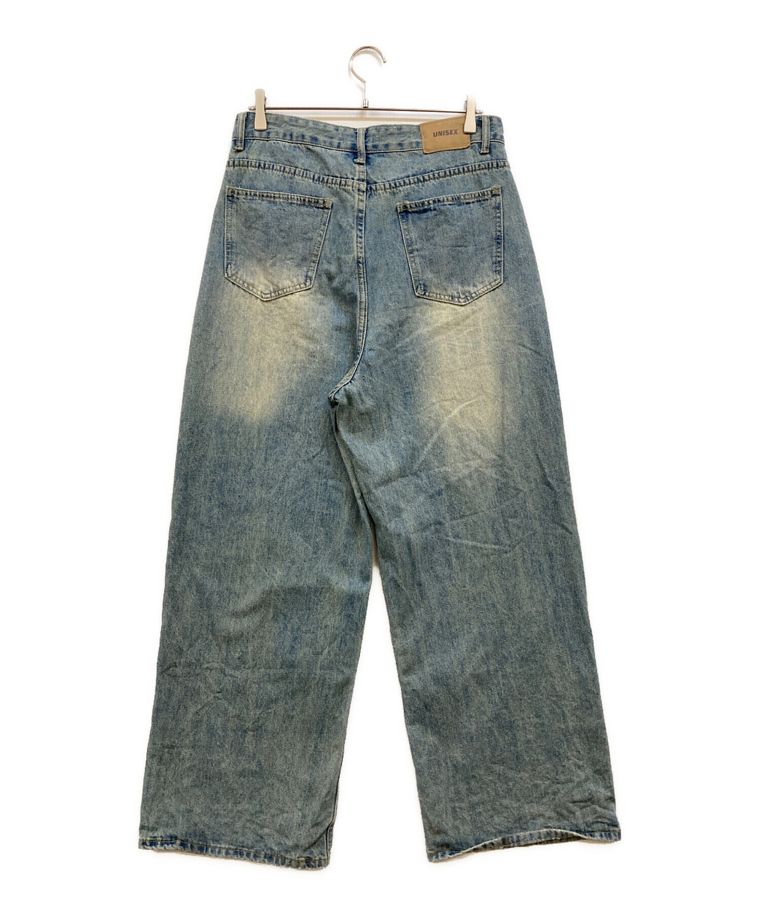 中古・古着通販】MENES (メネス) バギーデニムパンツ インディゴ 