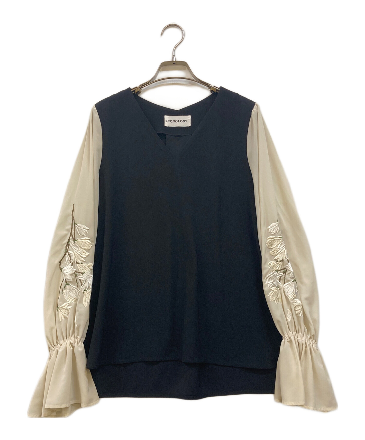 中古・古着通販】iconology (イコノロジー) 花を着る 刺繍ブラウス