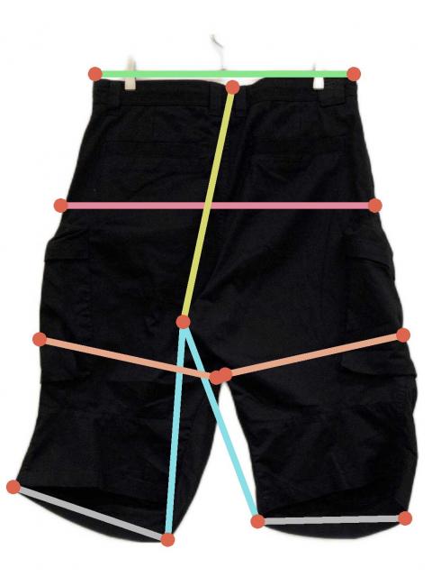 中古・古着通販】DIESEL (ディーゼル) P-ARNE-SHORT-A カーゴショーツ