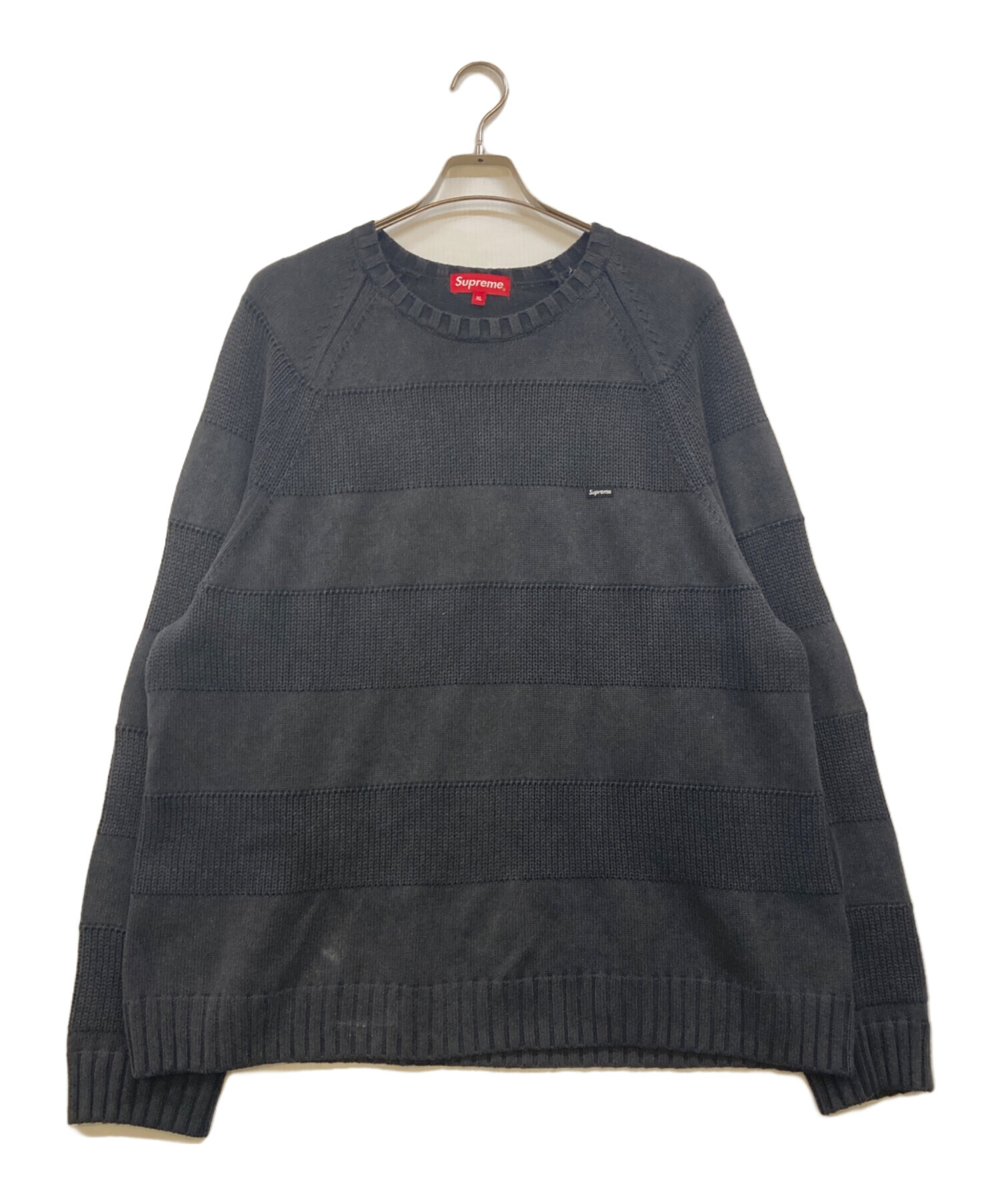 トップス Supreme Small Box Stripe Sweater 中古・古着通販】Supreme (シュプリーム) Small Box Stripe Sweater