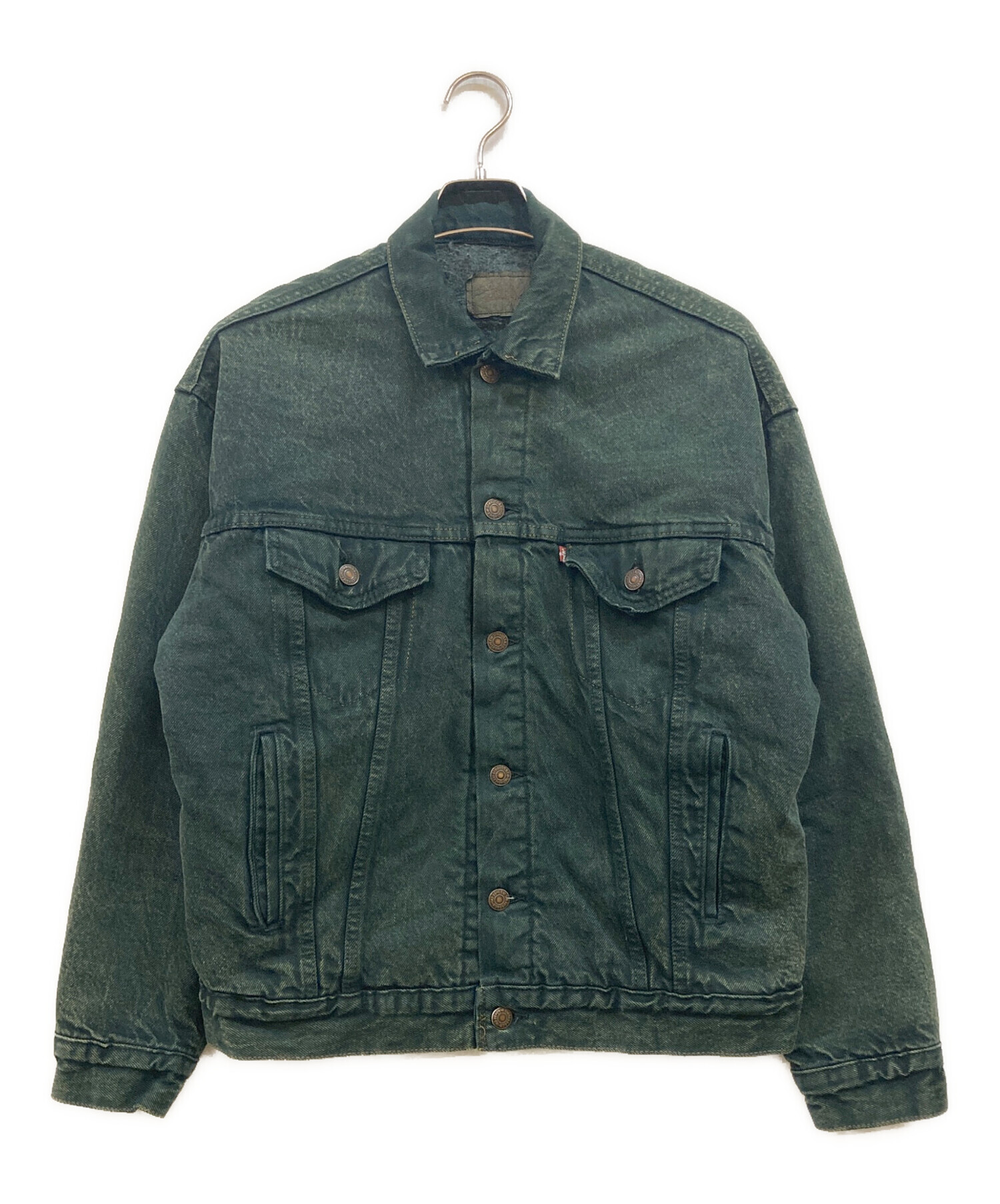 激レア Levi's 70's デニムジャケット 裏ブランケット ボーイズサイズ 中古・古着通販】LEVI'S (リーバイス) 裏ブランケット後染めデニム