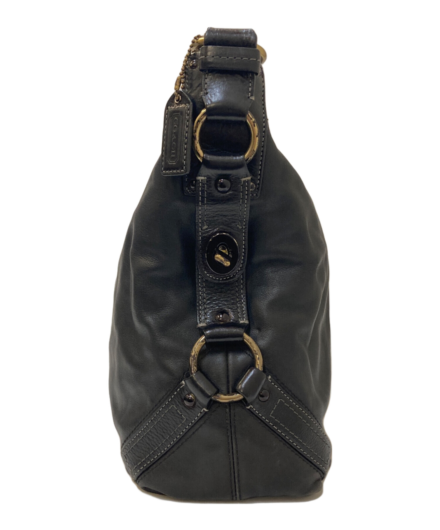 中古・古着通販】COACH (コーチ) カリーレザーショルダーバッグ 