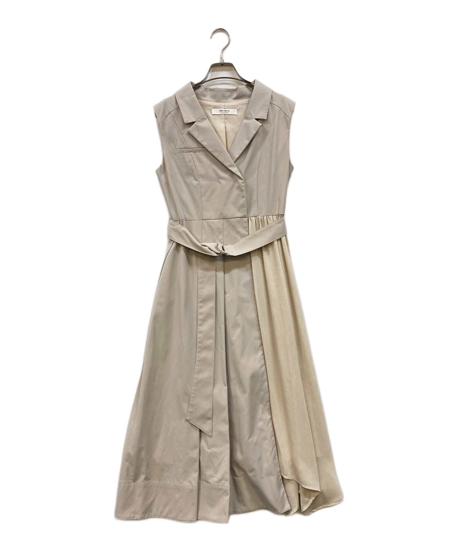 中古・古着通販】Her lip to (ハーリップトゥ) always a lady dress 