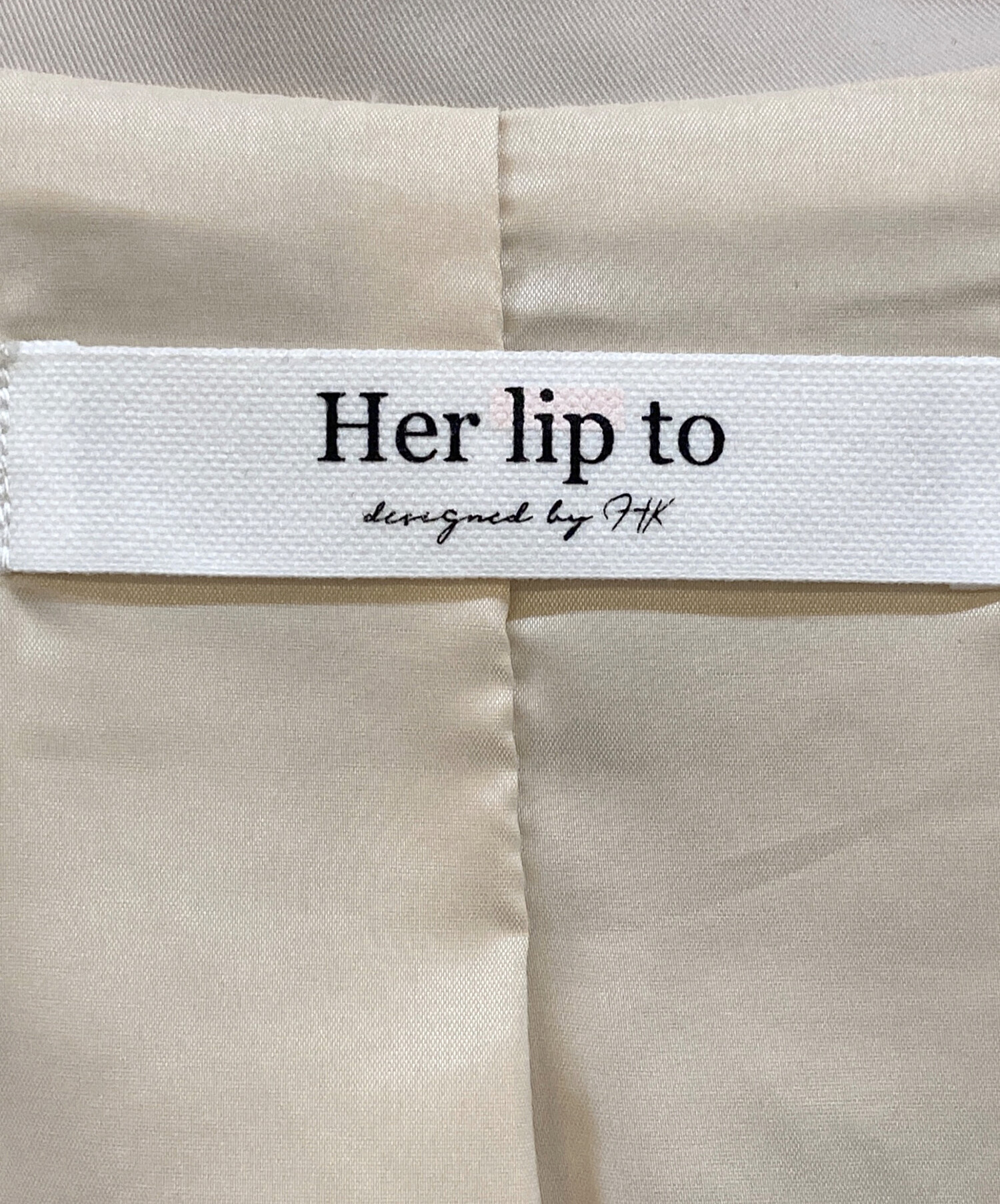 中古・古着通販】Her lip to (ハーリップトゥ) always a lady 中古・古着通販】Her lip to (ハーリップトゥ) always a lady
