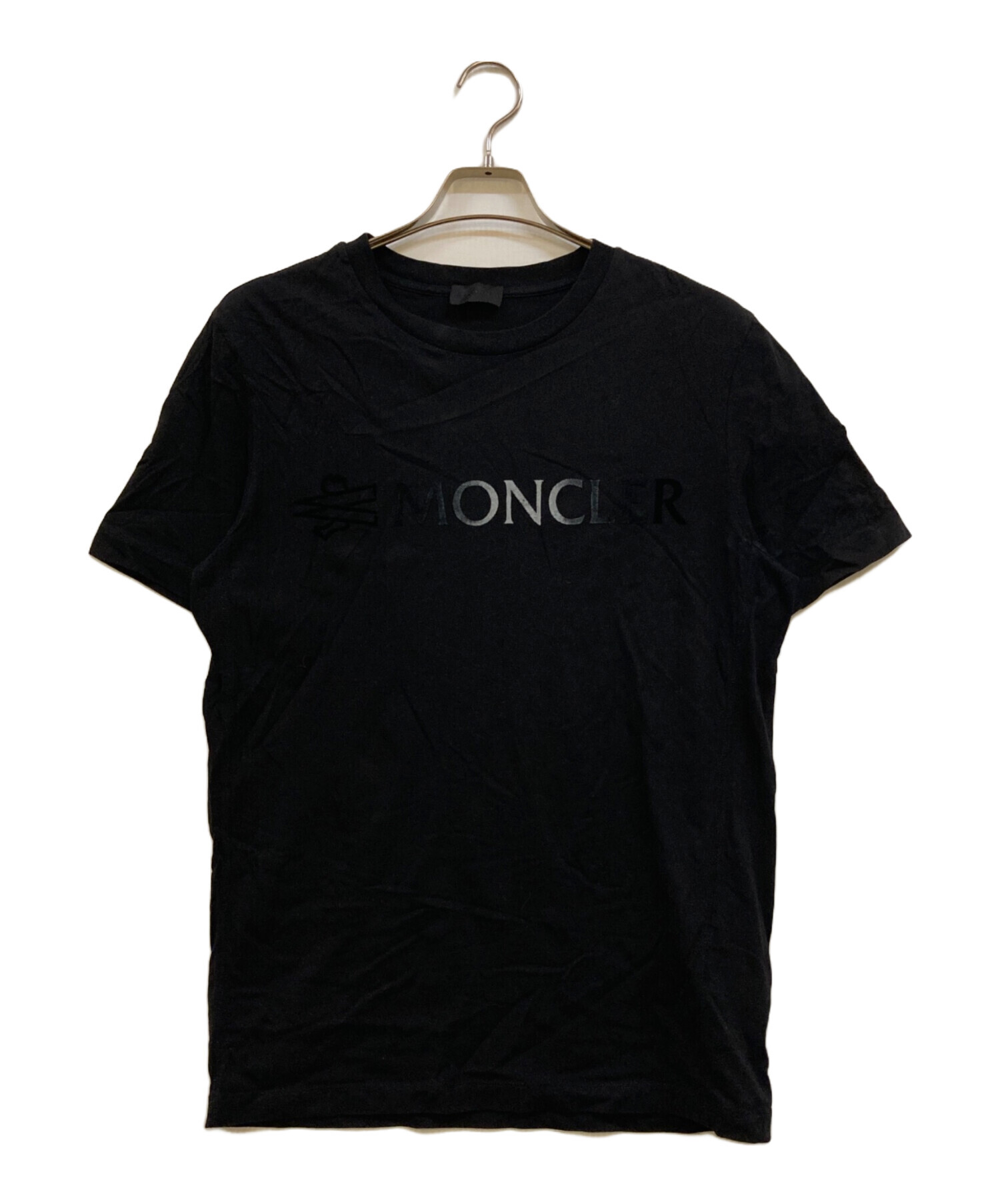 中古・古着通販】MONCLER (モンクレール) SS T-SHIRT ブラック サイズ