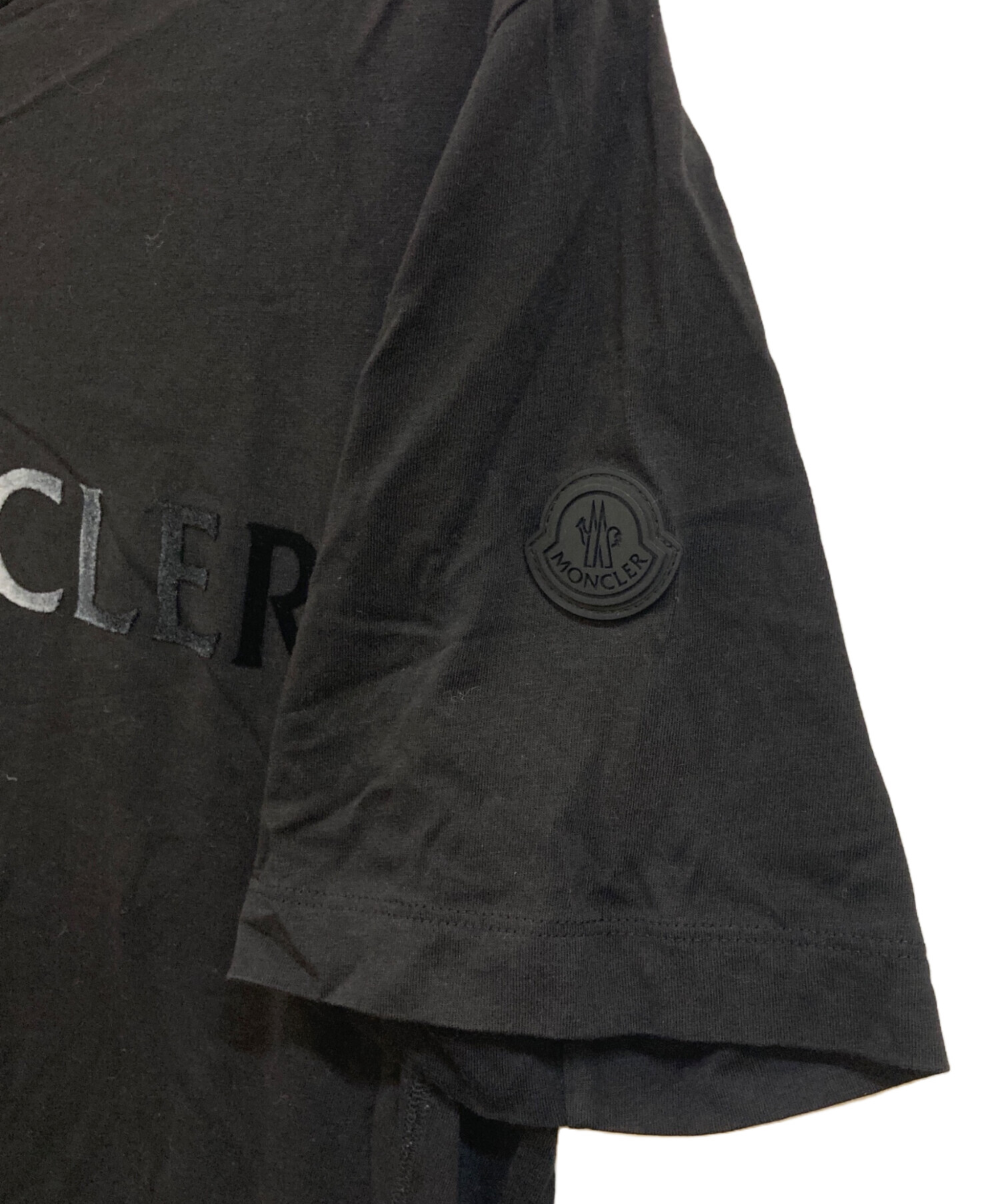 中古・古着通販】MONCLER (モンクレール) SS T-SHIRT ブラック サイズ