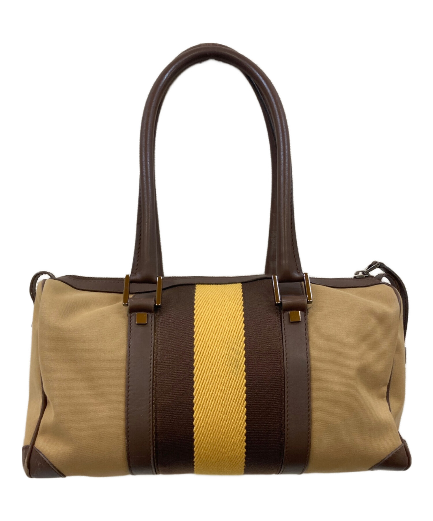 中古・古着通販】GUCCI (グッチ) ミニボストンバッグ ブラウン