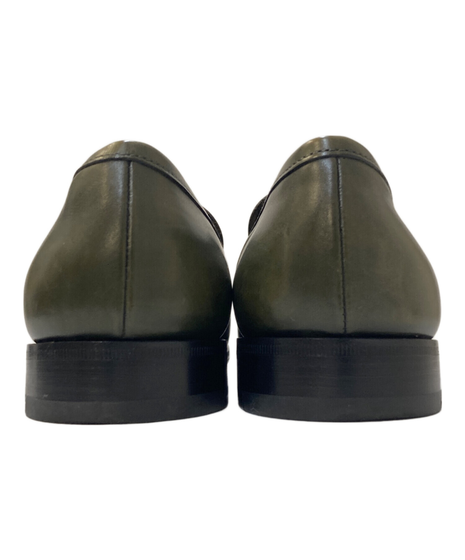 中古・古着通販】PRADA (プラダ) コインローファー グリーン サイズ:6 