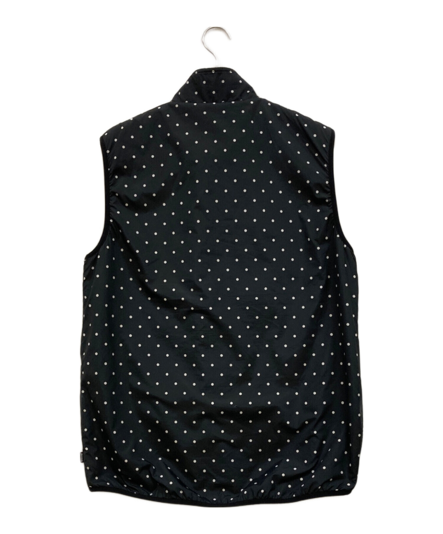 中古・古着通販】stussy (ステューシー) リバーシブルベスト ブラック