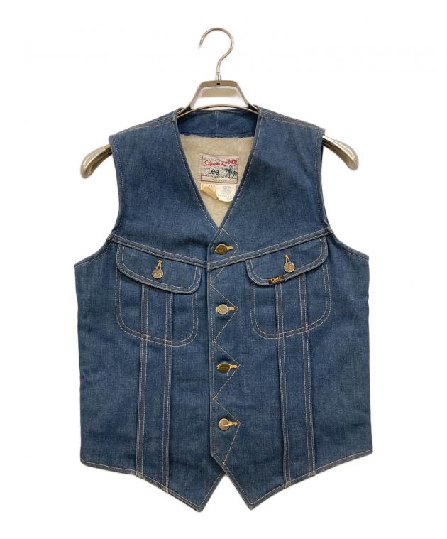 中古・古着通販】LEE (リー) 濃紺 裏ボアデニムベスト ネイビー サイズ