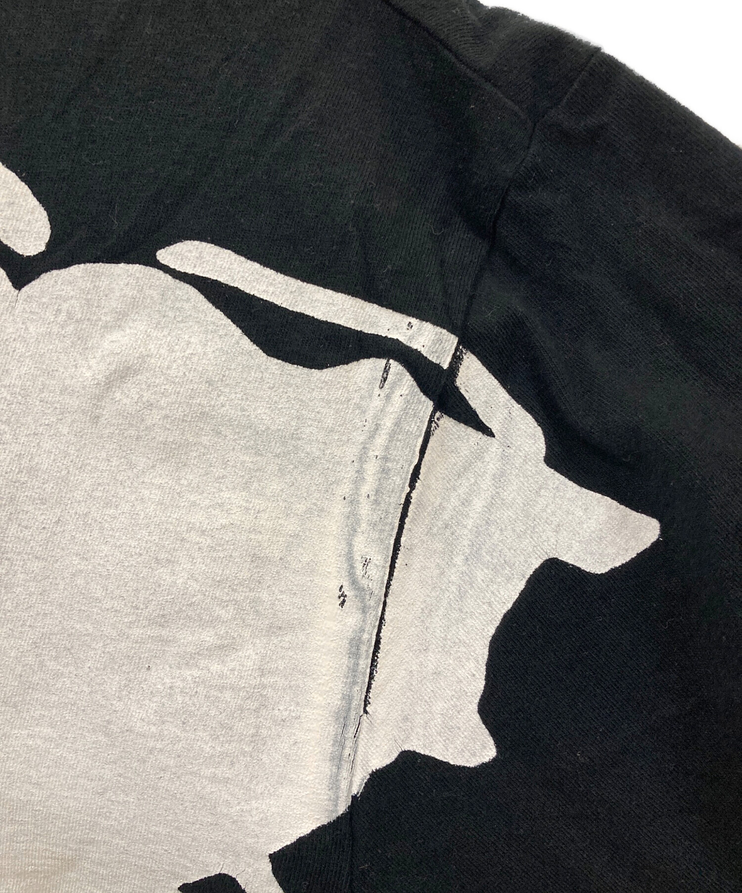 中古・古着通販】KAPITAL (キャピタル) BONE Tシャツ ブラック サイズ 