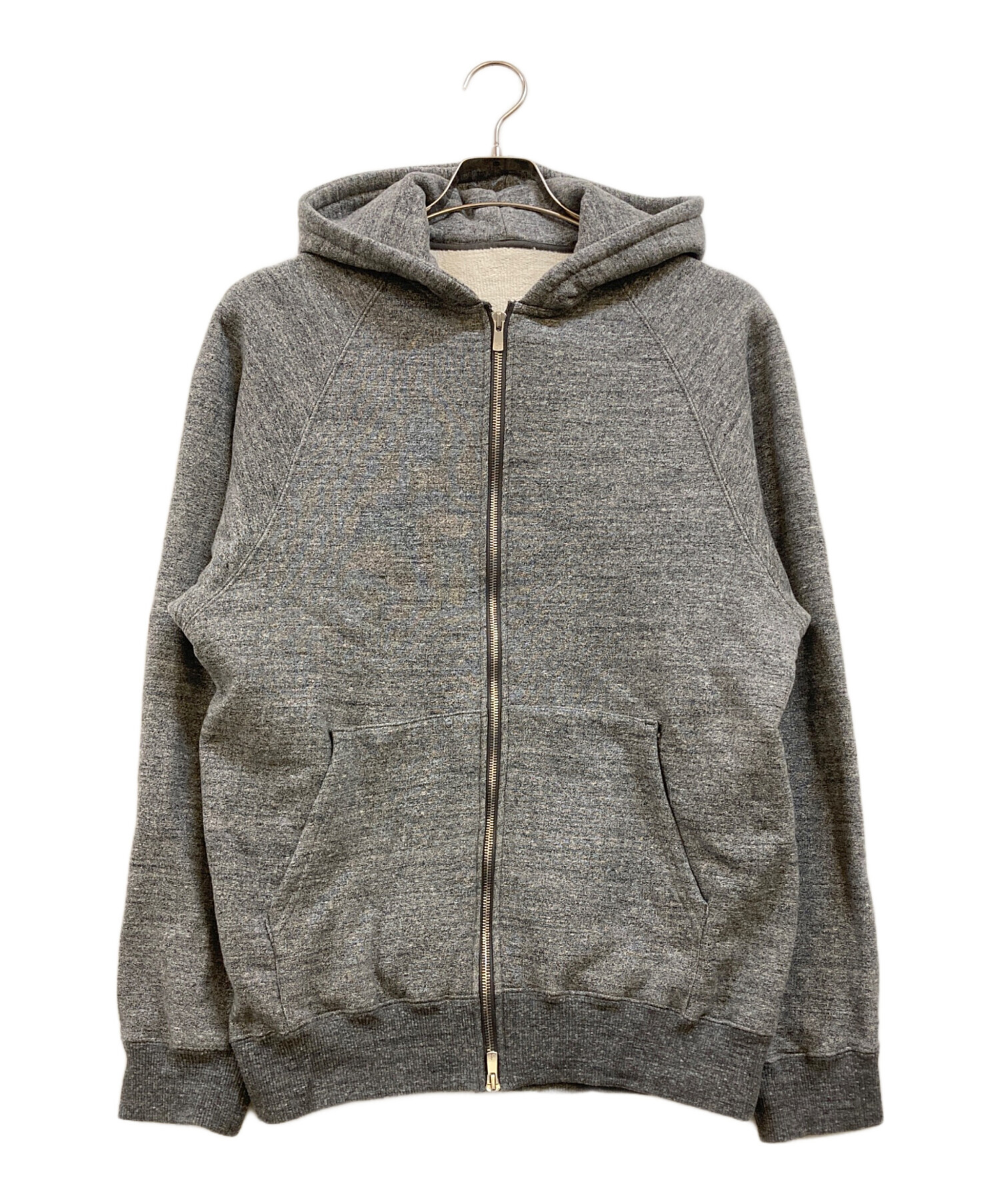 中古・古着通販】Maison Kinema (メゾン キネマ) Loopwheel zip hoodie