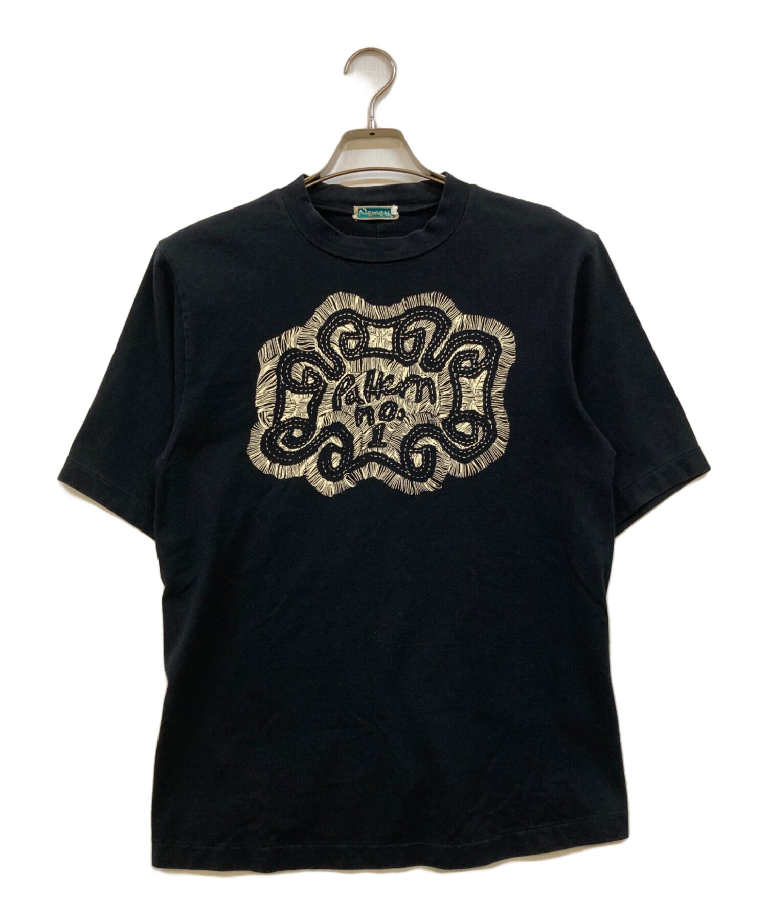 90s Christopher Nemethネメス カットソーTシャツ 金タグ 中古・古着通販】Nemeth (ネメス) カットアウトロープTシャツ ブラック