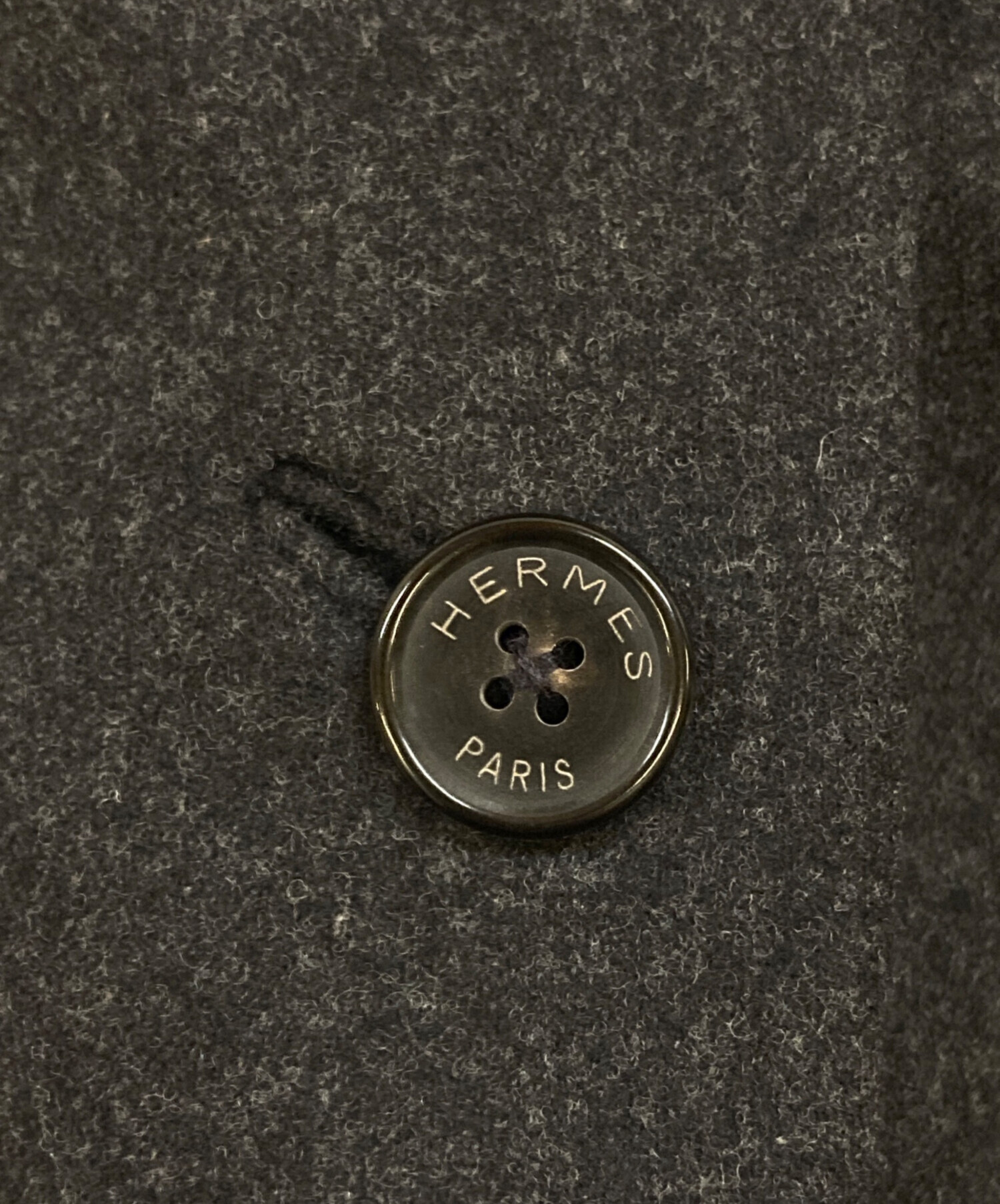 中古・古着通販】HERMES (エルメス) カシミヤウールジャケット グレー