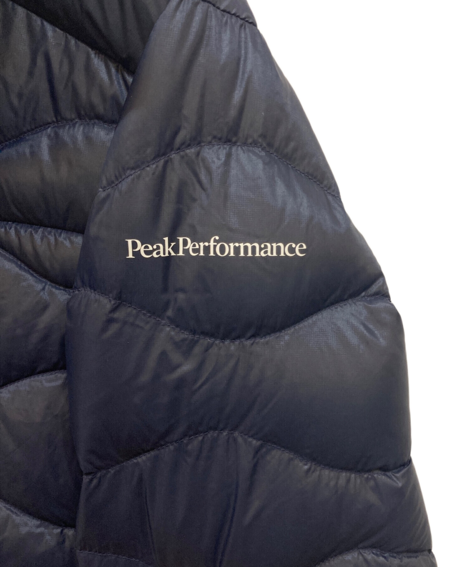 PEAK BLUE MA-1 ダウンジャケット ピークブルー 3XL ブラック 中古・古着通販】Peak Performance (ピーク・パフォーマンス) HELIUM J