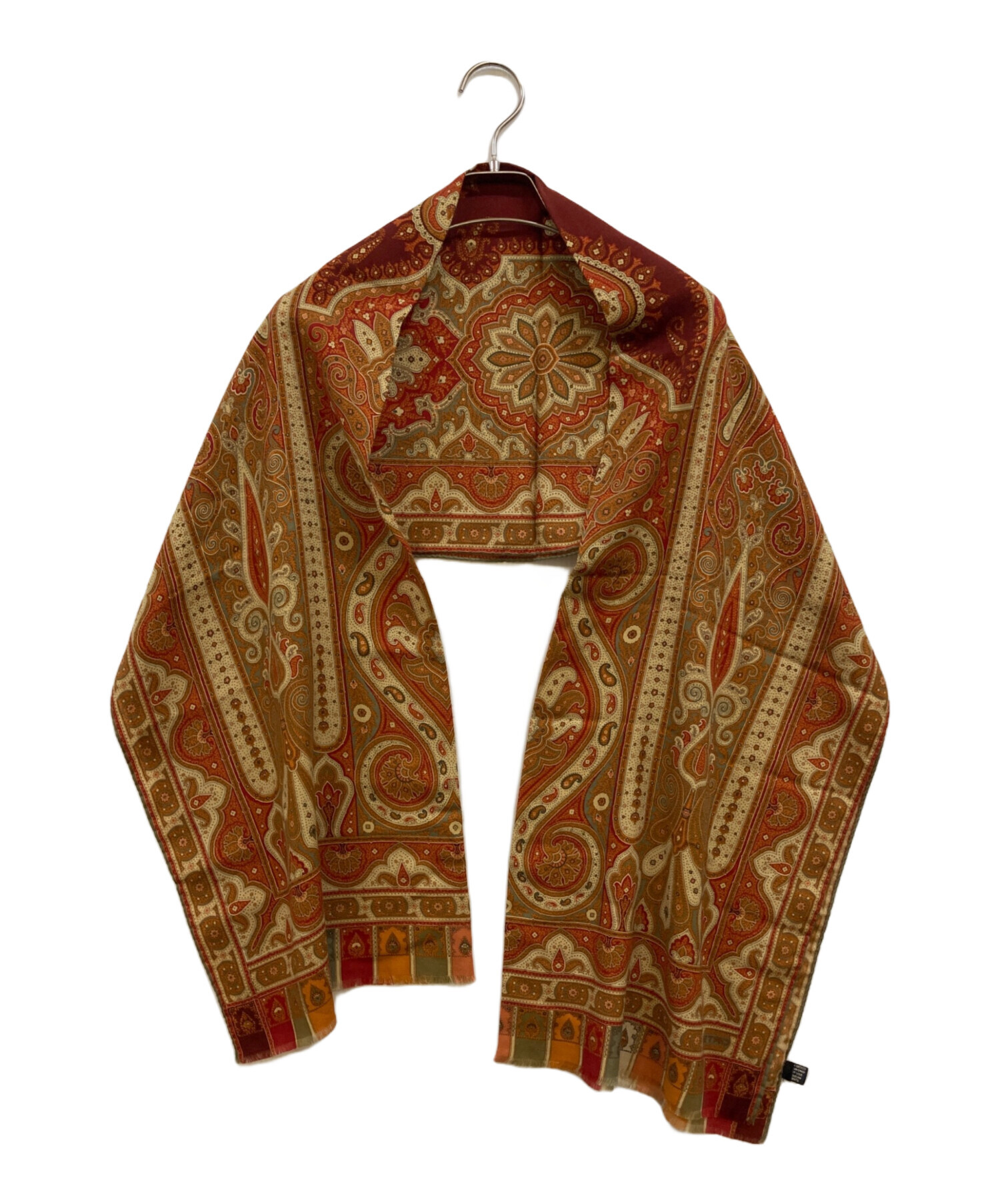 中古・古着通販】ETRO (エトロ) ペイズリー柄ウールシルクストール