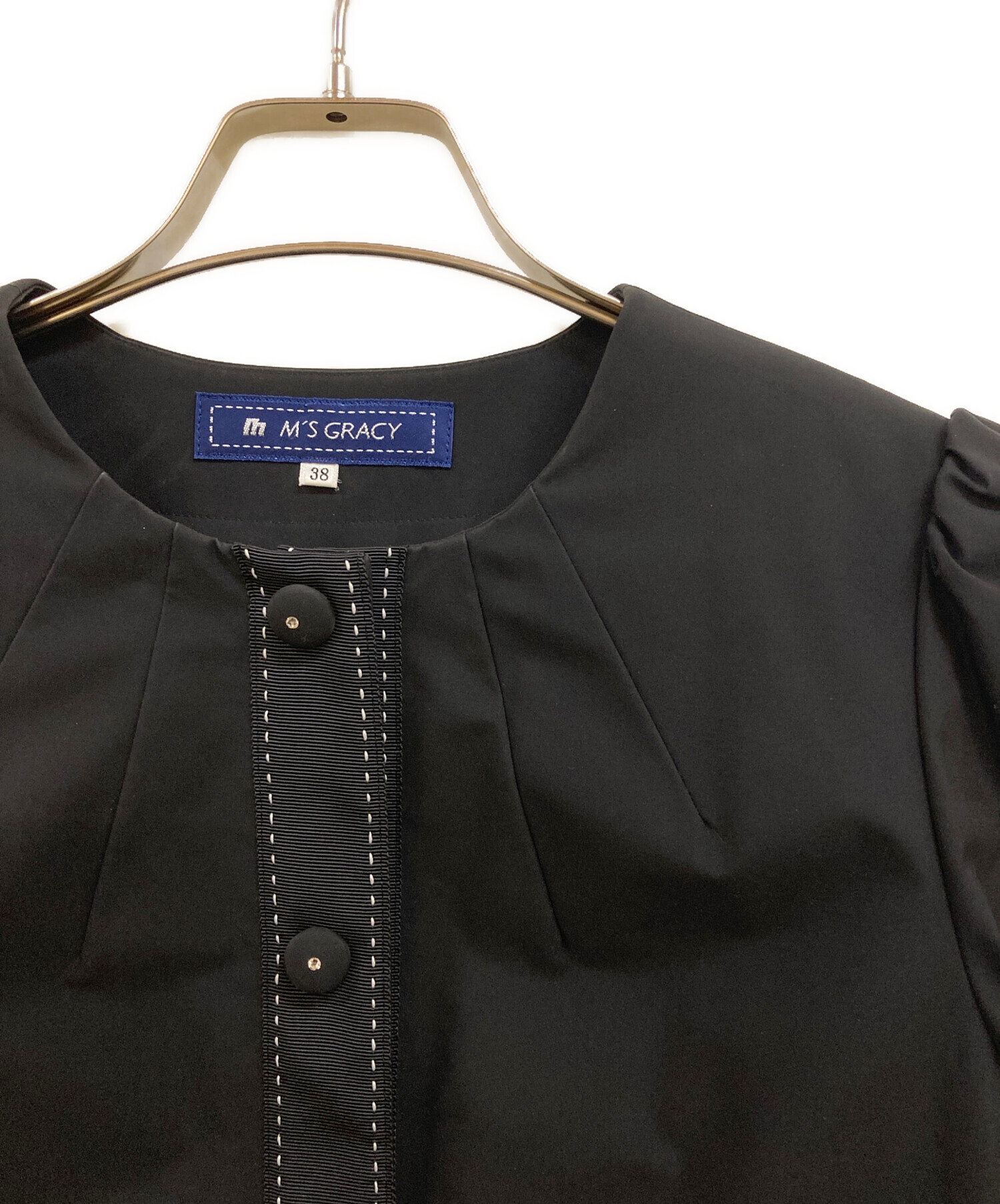 エムズグレイシー　袖リボンコート38 中古・古着通販】M'S GRACY (エムズグレイシー) 袖リボンライナー付