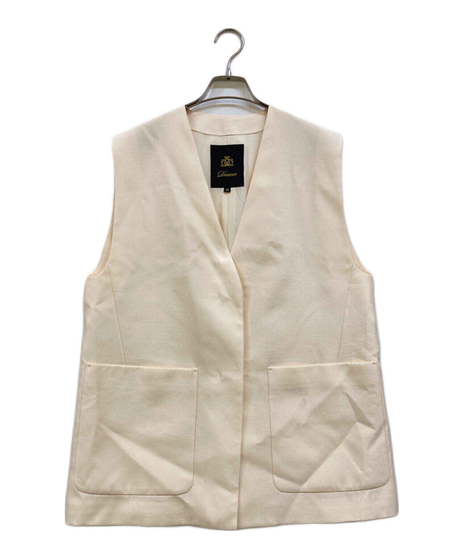 Drawer ジレ DRAWER Drawer / ドゥロワー | ウール ベルテッド