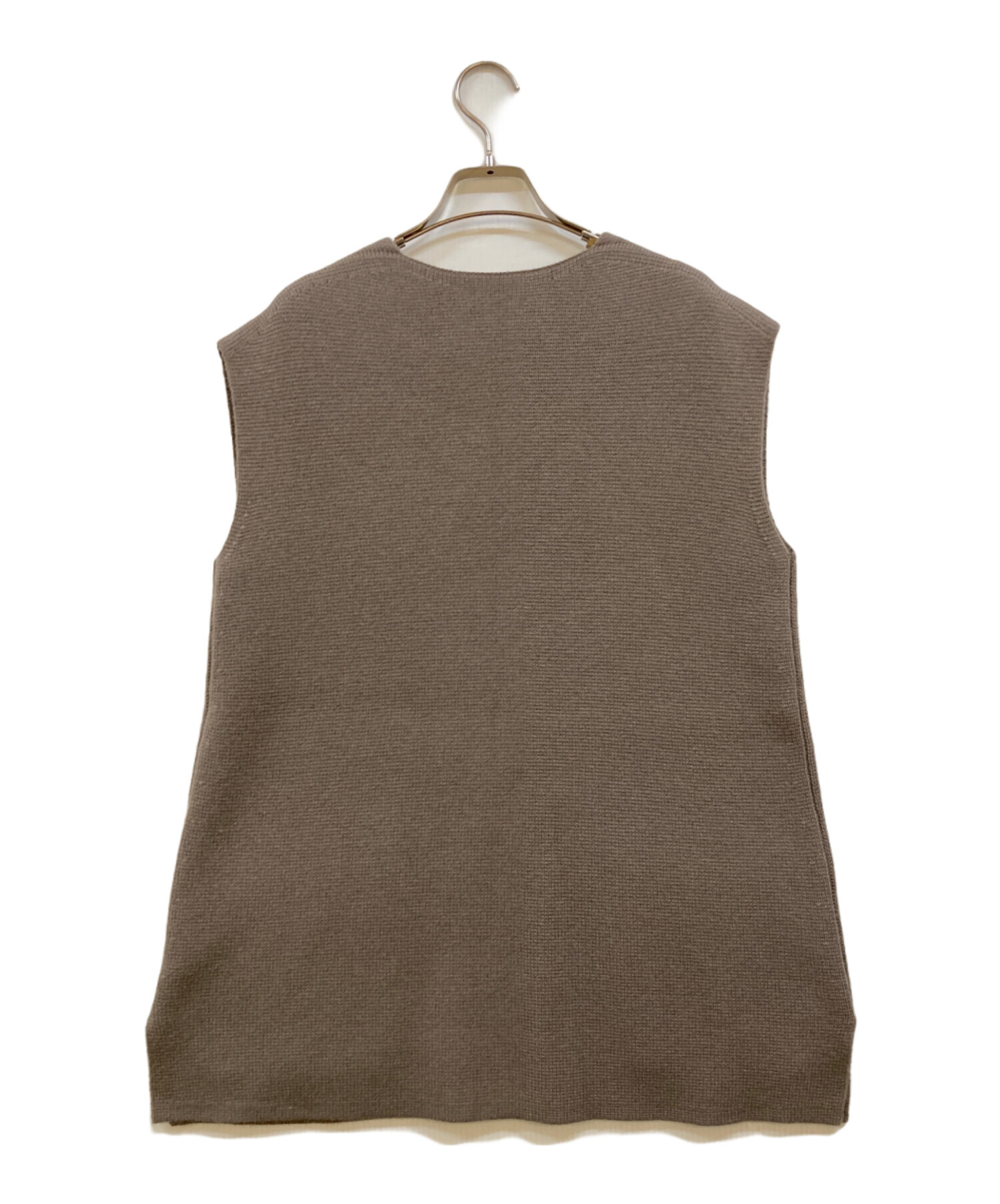 中古・古着通販】DRAWER (ドゥロワー) 9Gウールカシミヤ ミラノ編み V