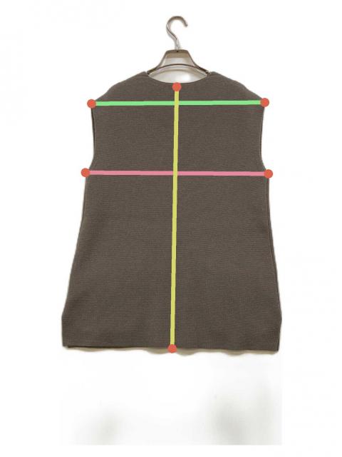 近年✨ドゥロワー　カシミヤ　ウール　ニット　ベスト　9G ミラノ編み　ポケット 中古・古着通販】DRAWER (ドゥロワー) 9Gウールカシミヤ ミラノ編み V