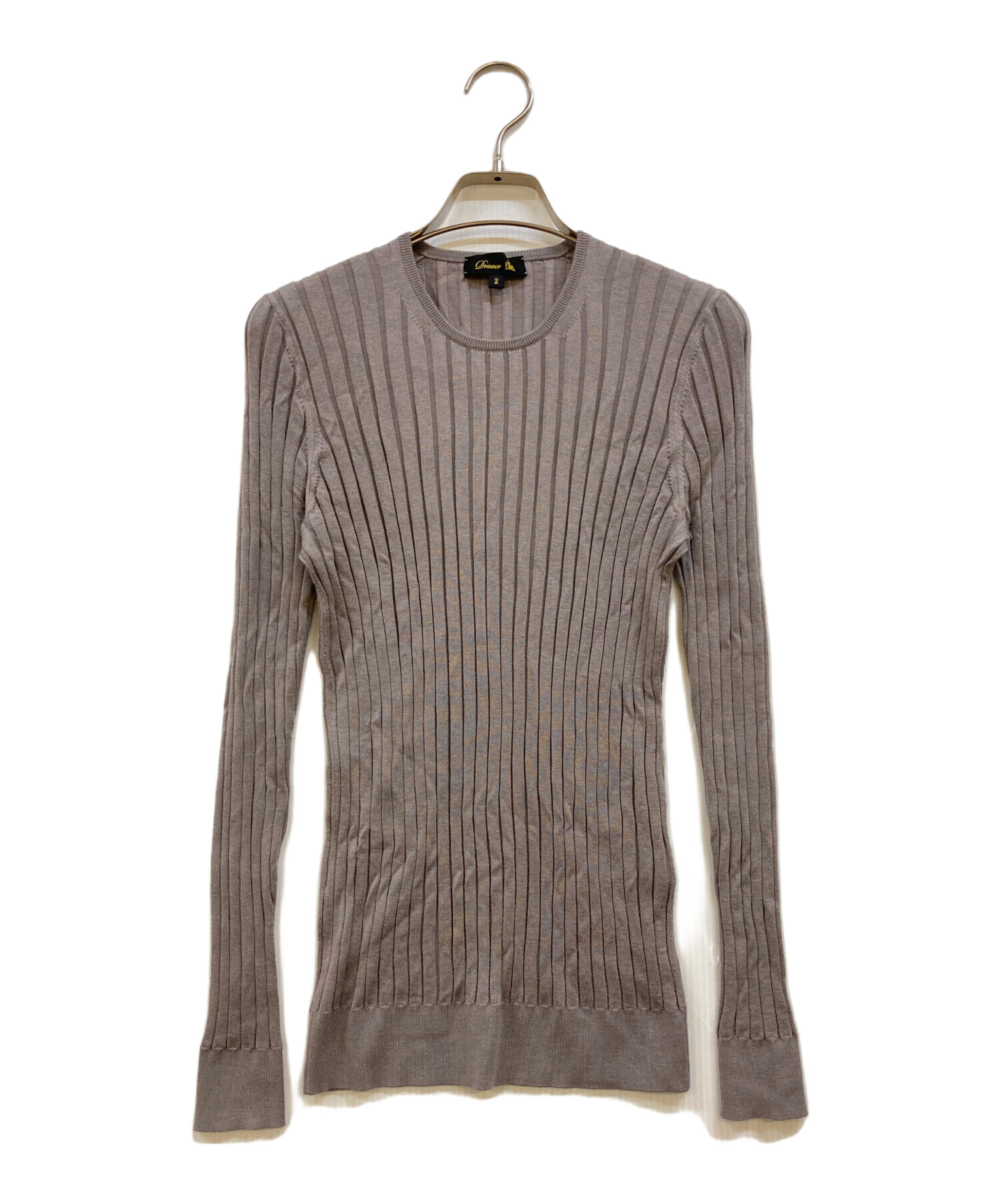 中古・古着通販】DRAWER (ドゥロワー) 18Gカシミヤシルククルーネック