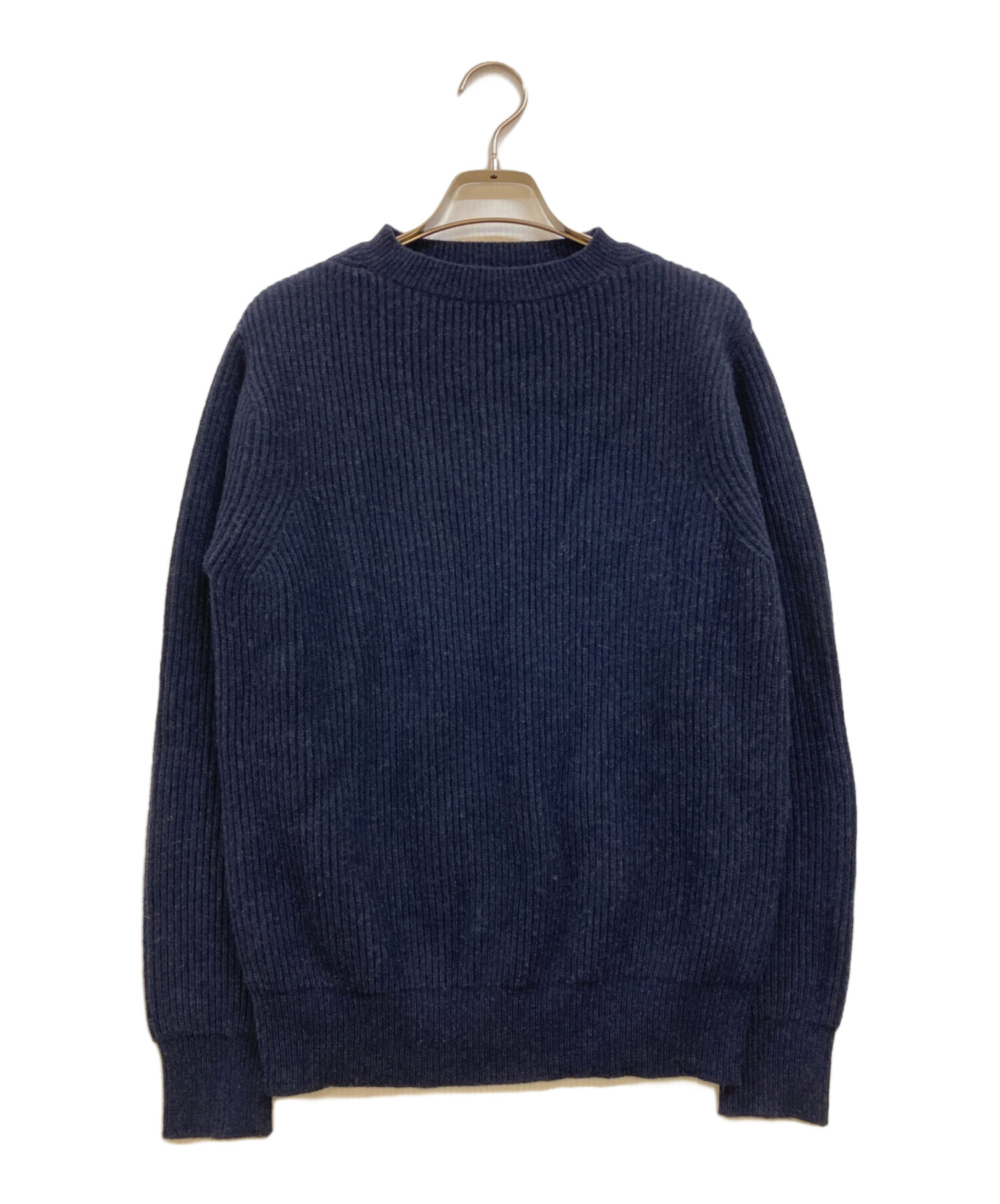 中古・古着通販】DRAWER (ドゥロワー) 9Gウールカシミヤアゼ編みニット