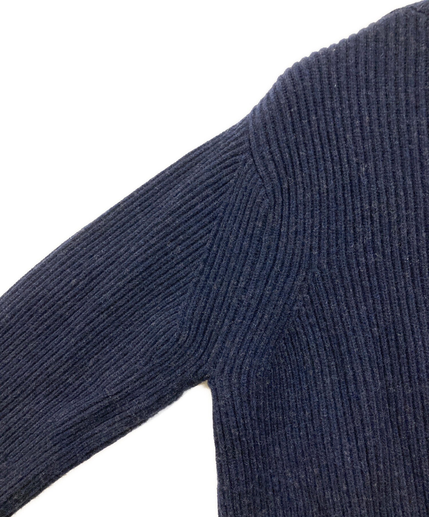 中古・古着通販】DRAWER (ドゥロワー) 9Gウールカシミヤアゼ編みニット